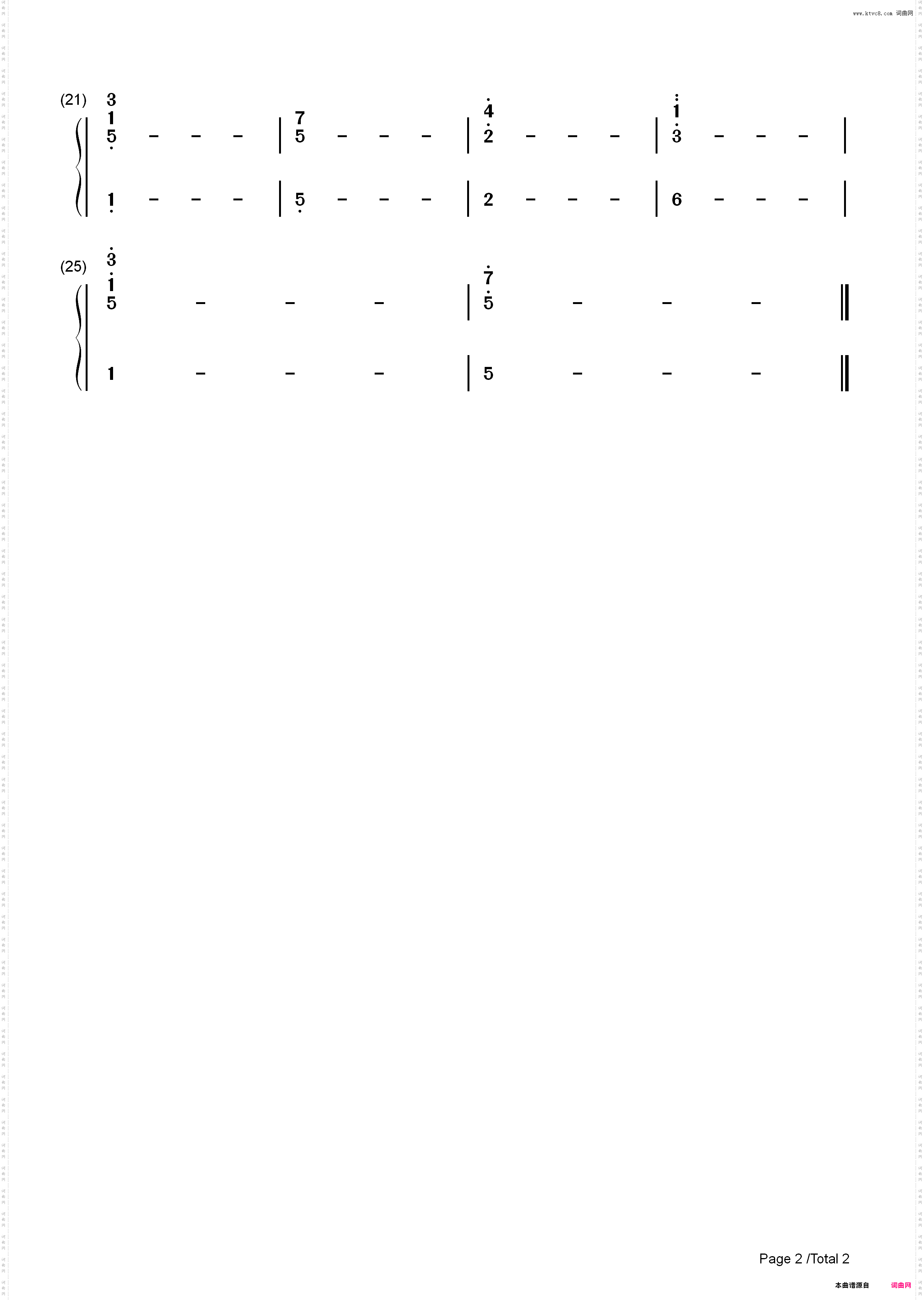 Time-盗梦空间OST_简谱版
