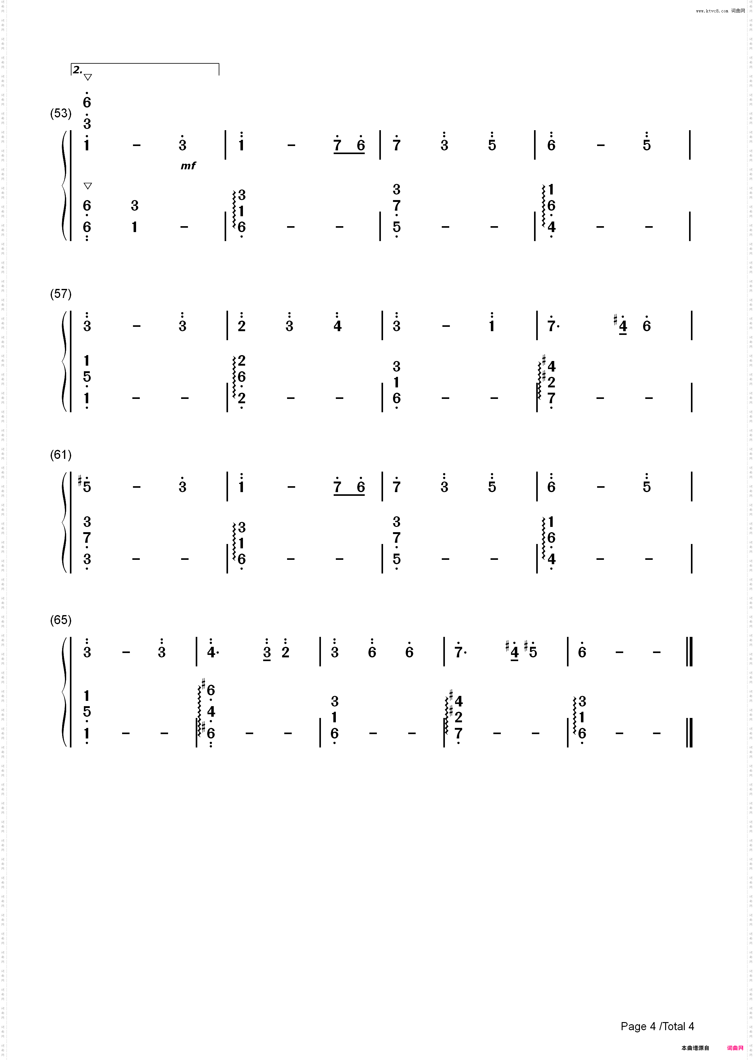 霞光-《精灵世纪》片尾曲-EOP教学曲_简谱版