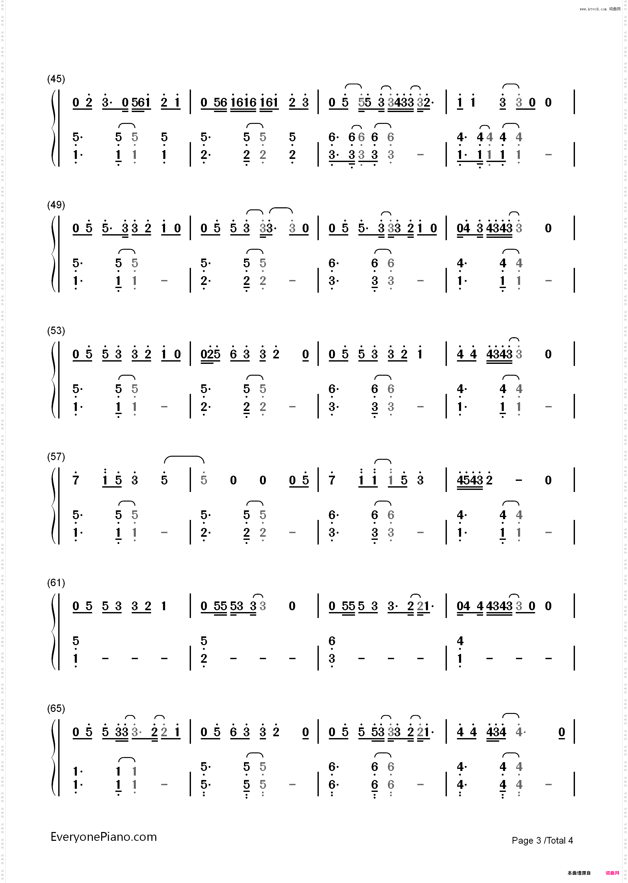 Say You Wont Let Go-James Arthur_简谱版