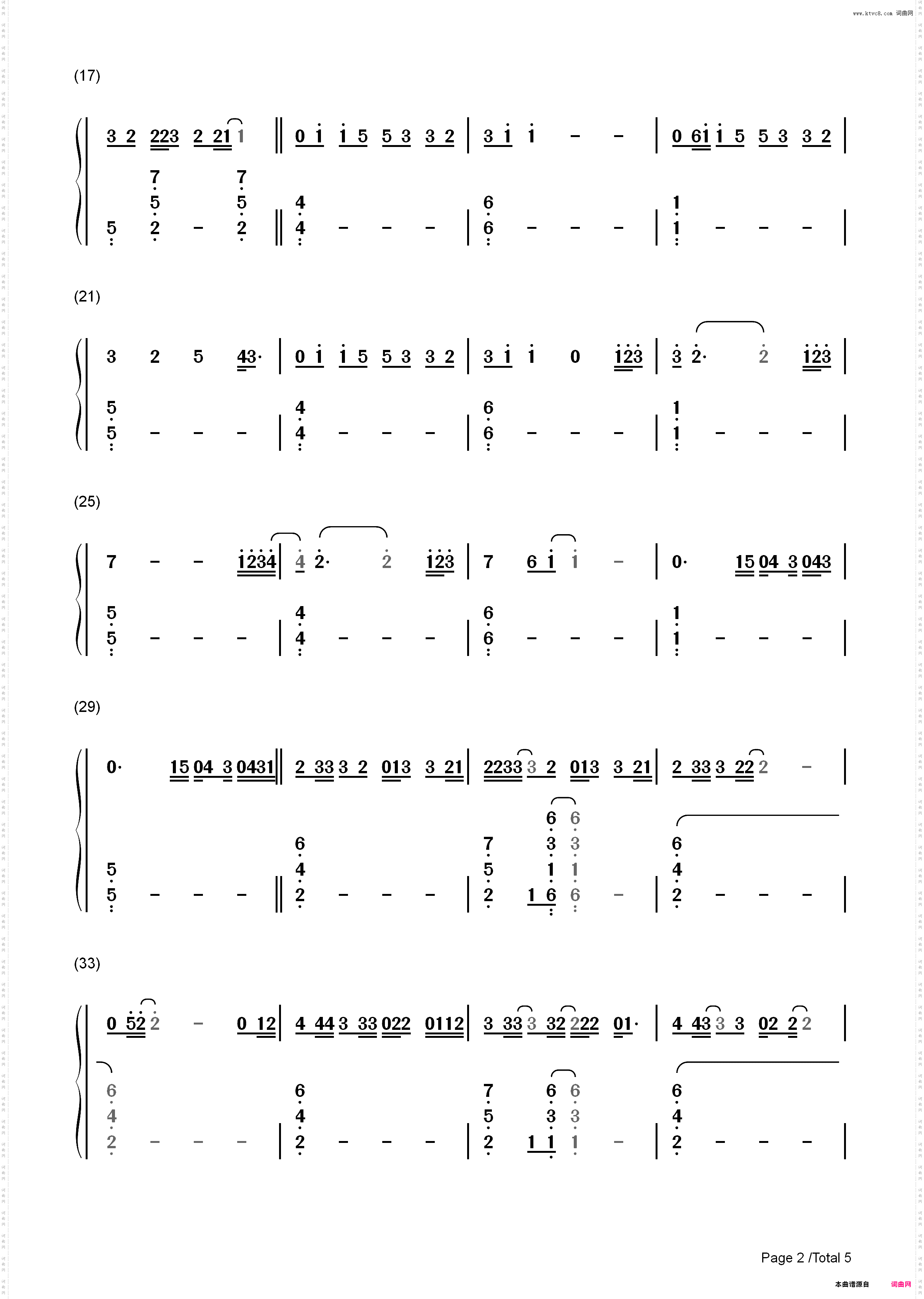 EASE-Troye Sivan_简谱版