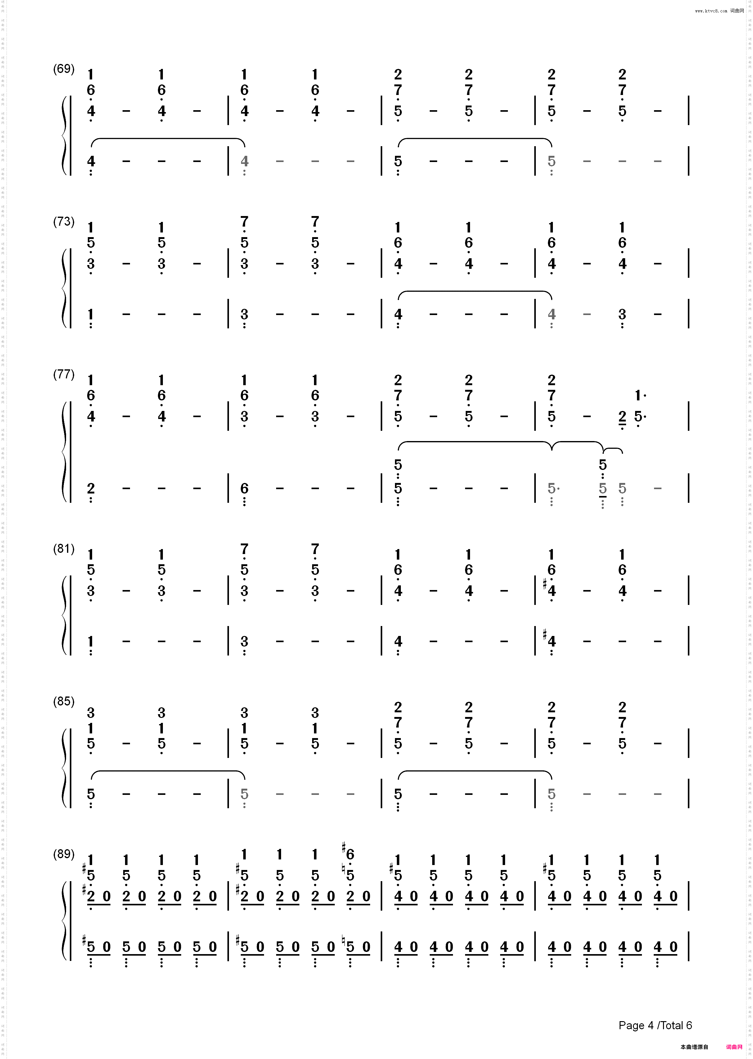 Fool For You-ZAYN_简谱版