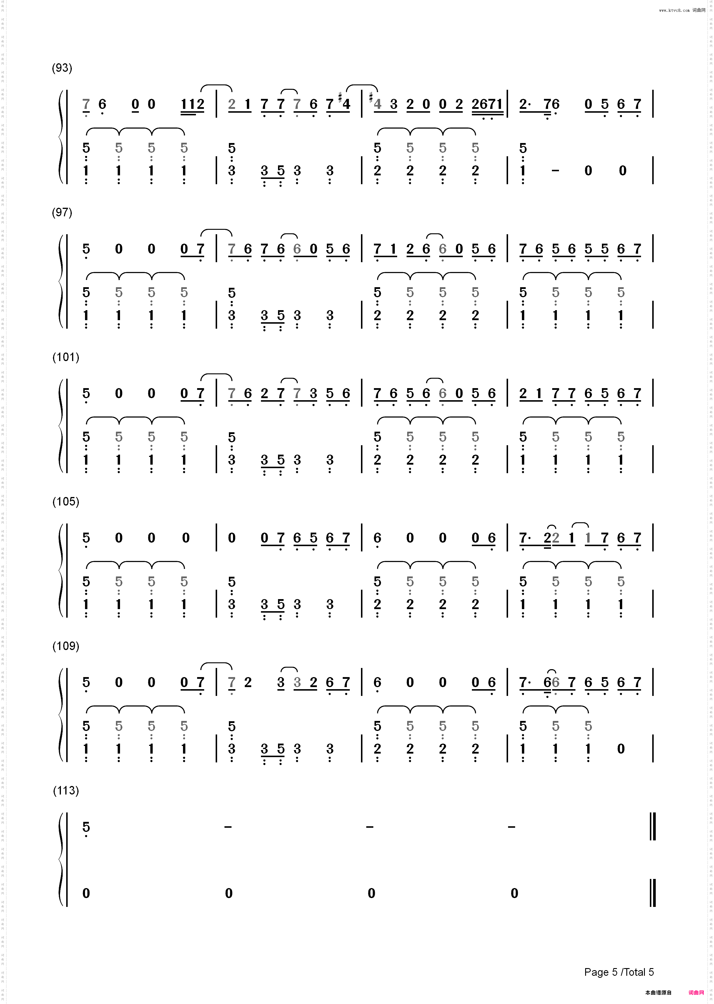 What Do You Mean-Justin Bieber_简谱版