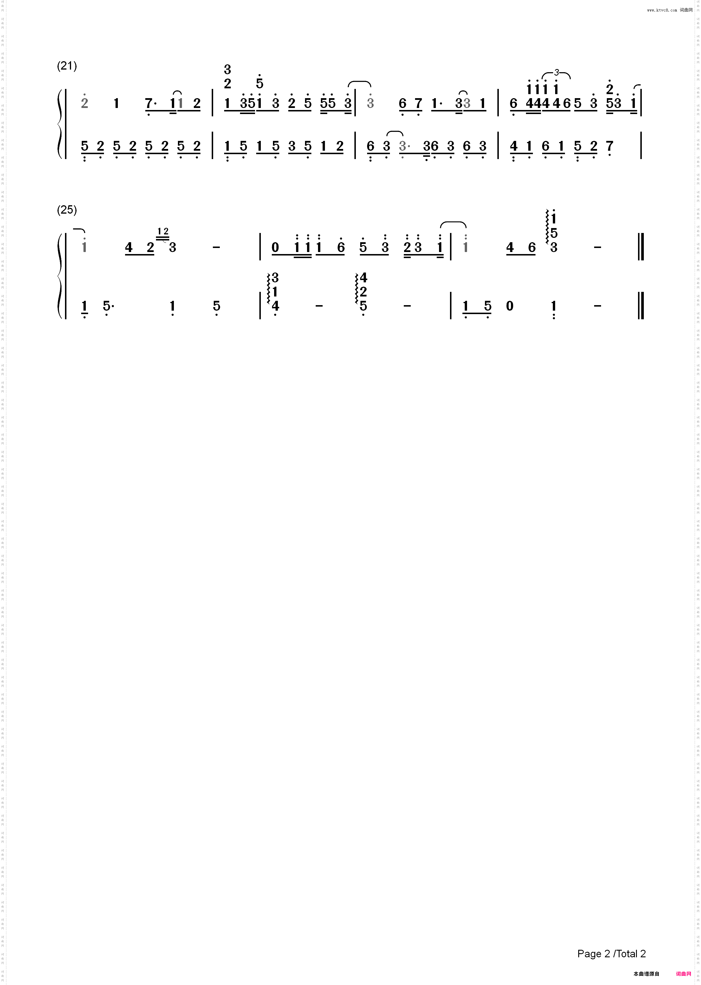 生活不止眼前的苟且-许巍_简谱版