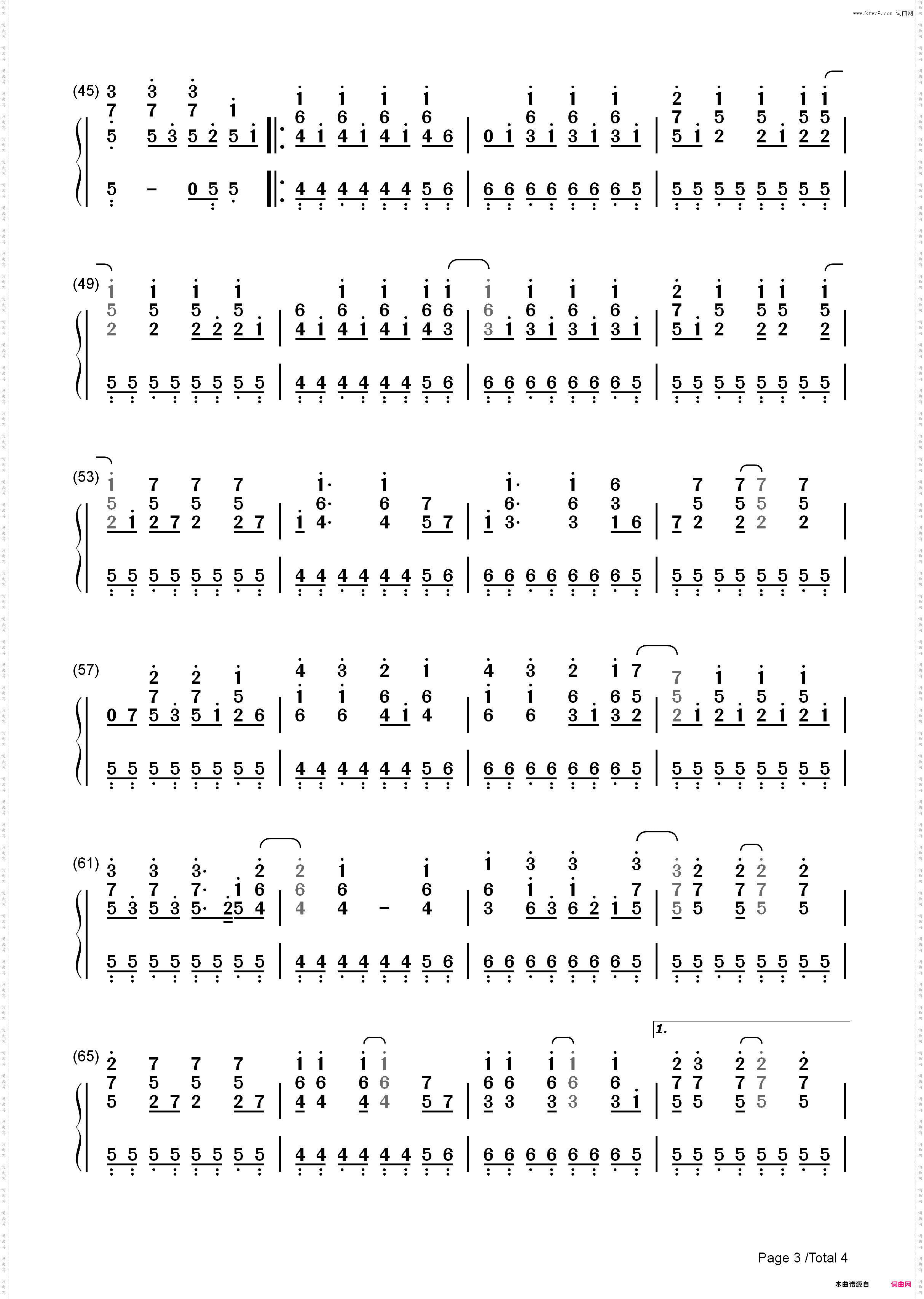 You Love Me-Kelly Clarkson_简谱版