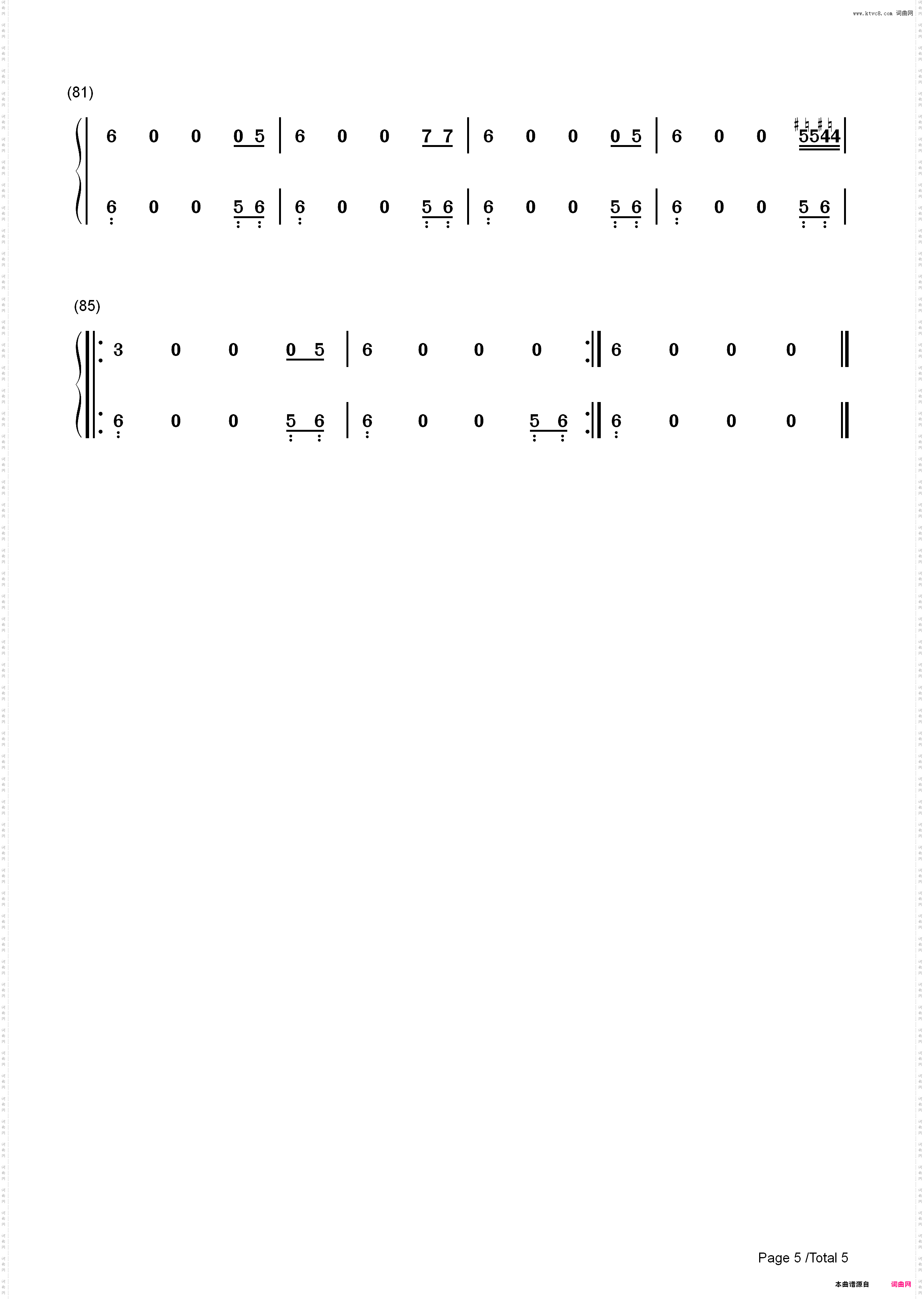 Heartburn-Alicia Keys_简谱版