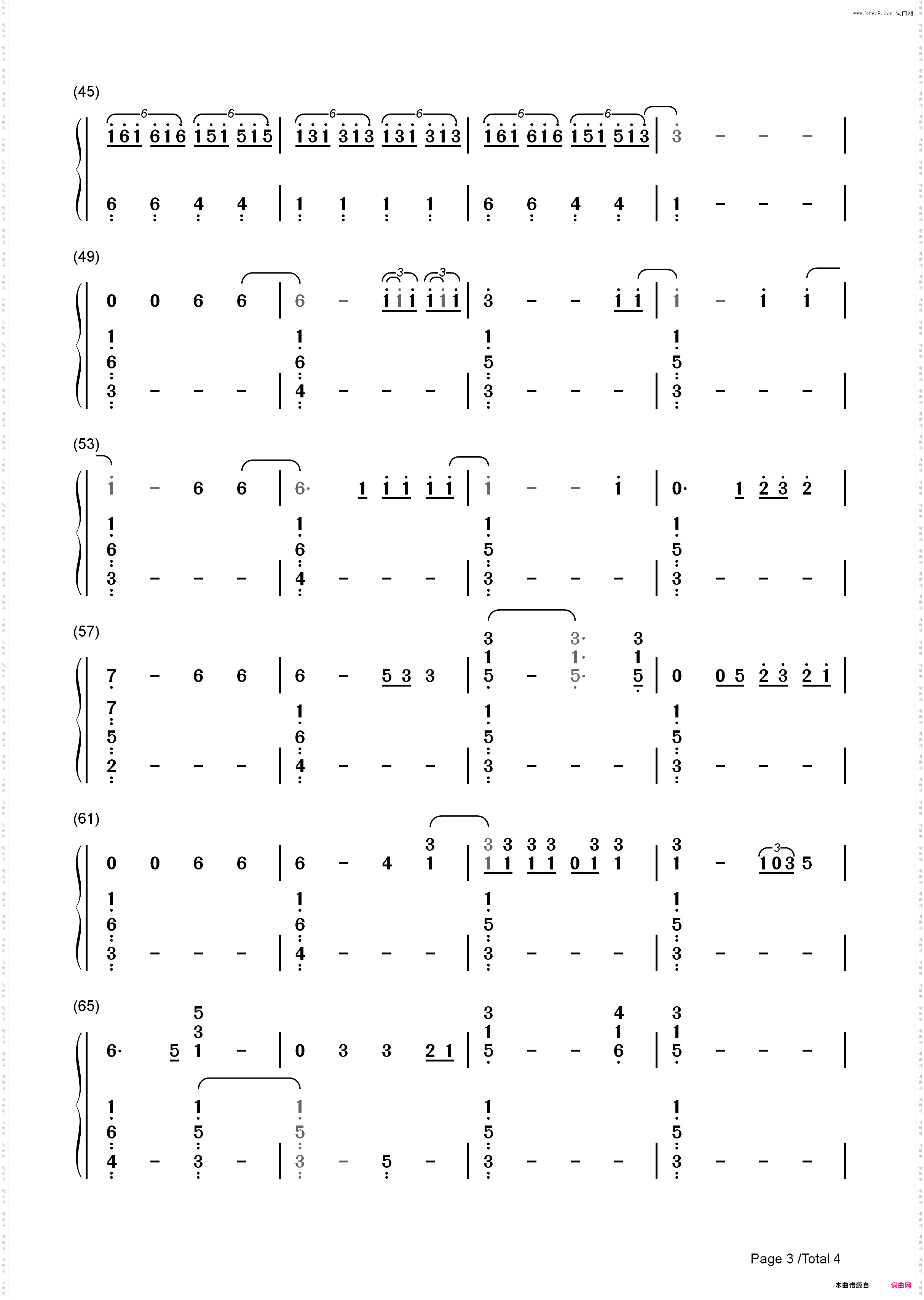 Ophelia-The Lumineers_简谱版