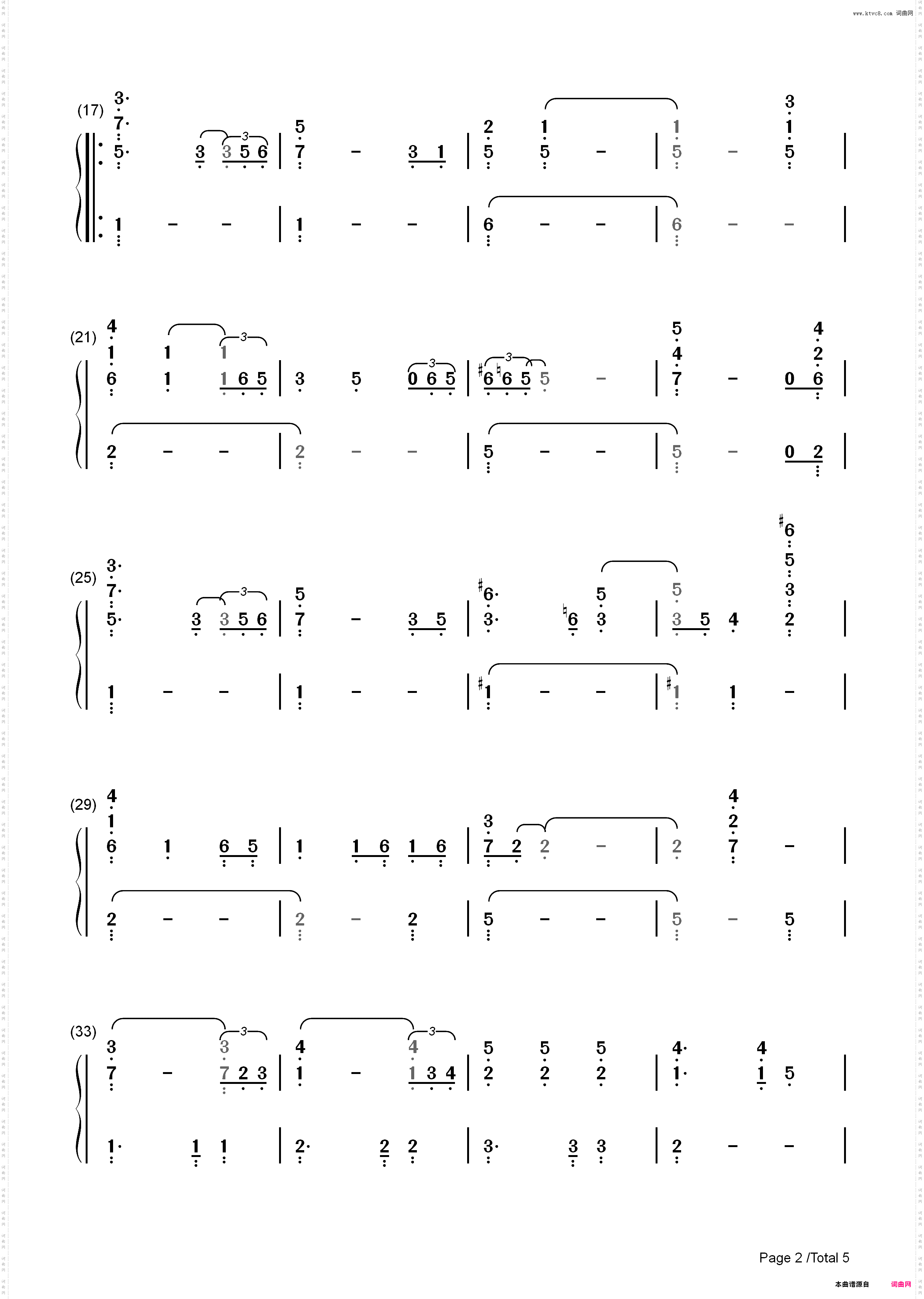 If I Aint Got You-Alicia Keys_简谱版