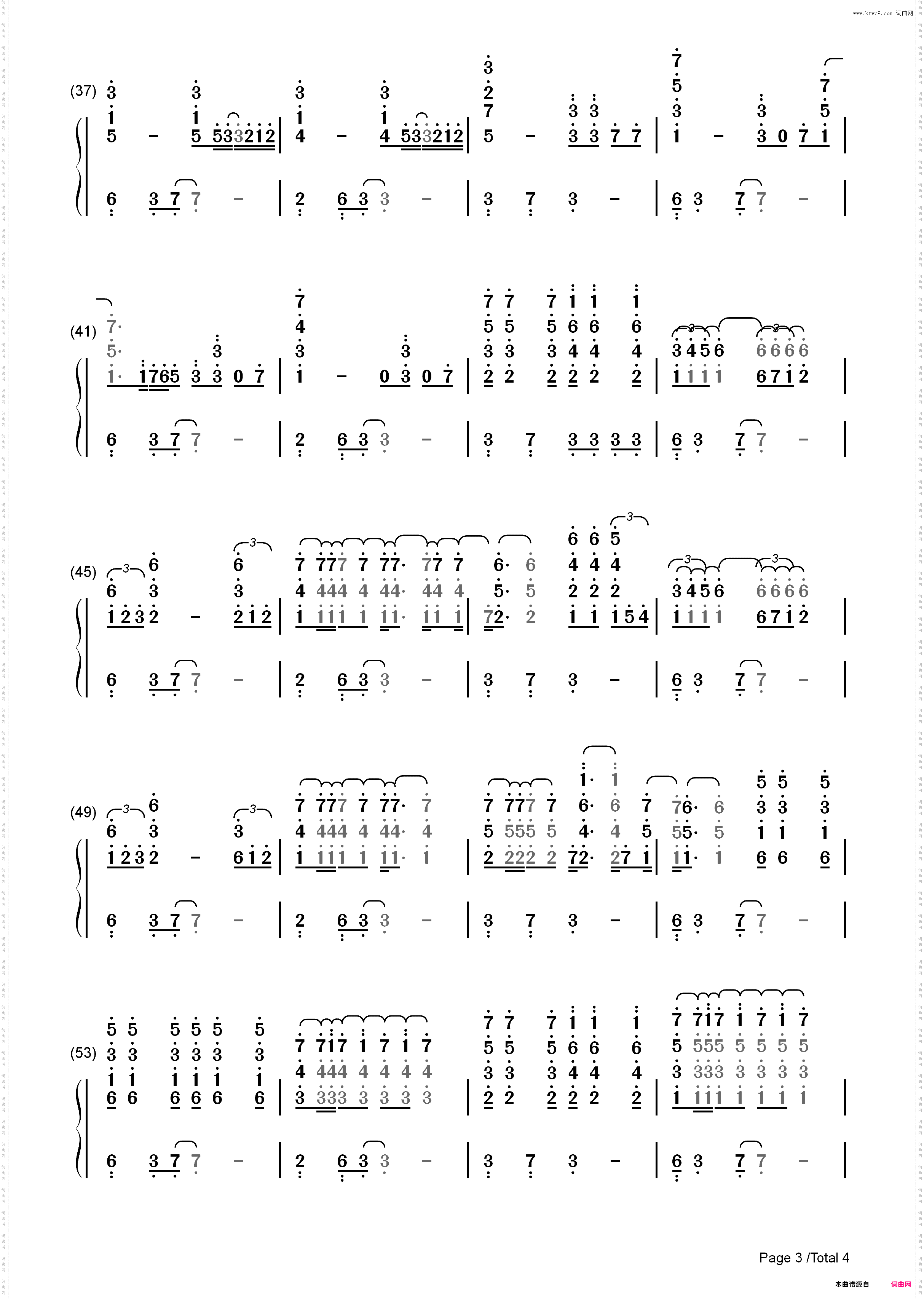 So Simple-Alicia Keys_简谱版