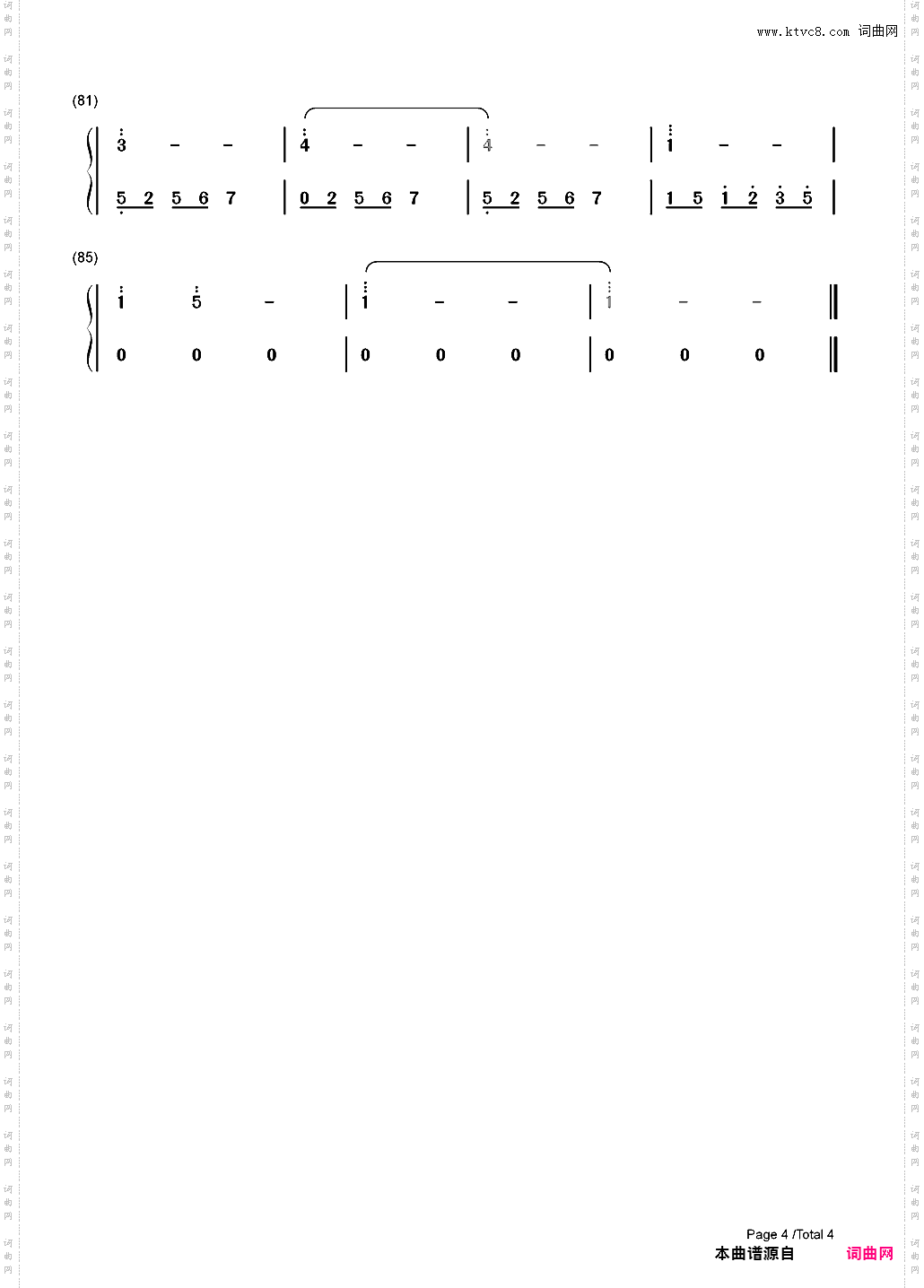 A Simple Life-Brian Crain-唯美小清新治愈系_简谱版