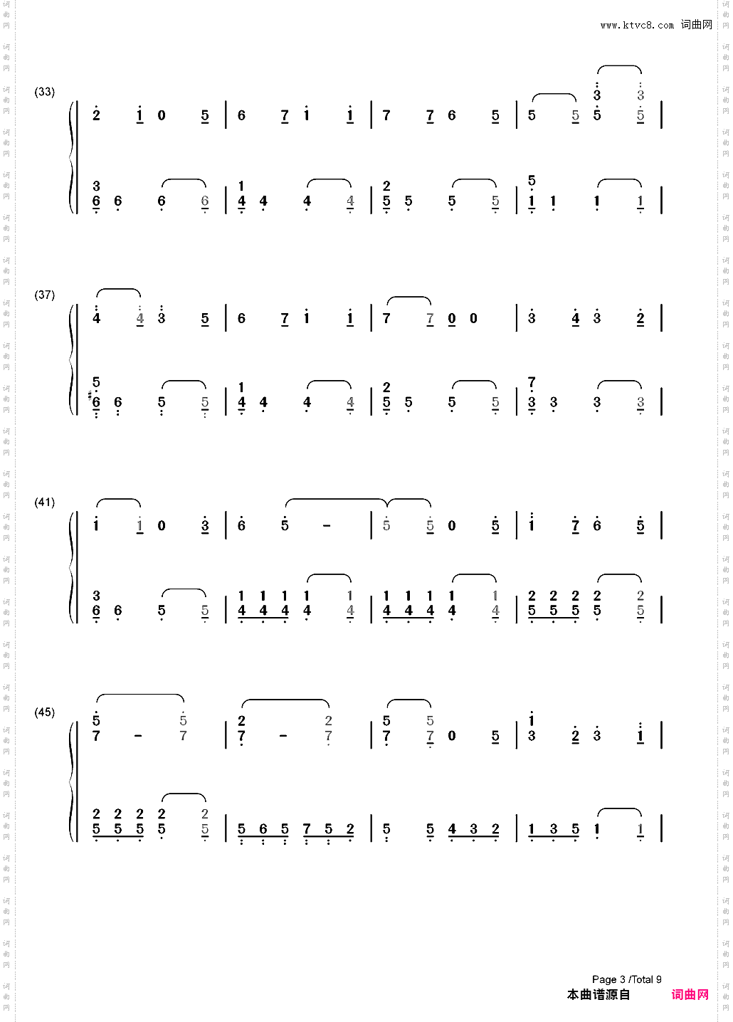 ノエルの夜-AKB48_简谱版