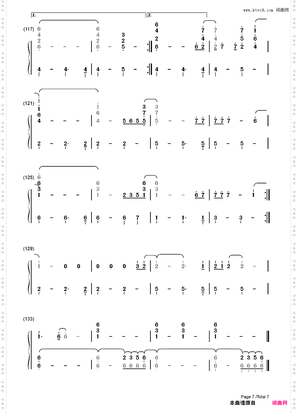 Princess of China-Coldplay_简谱版
