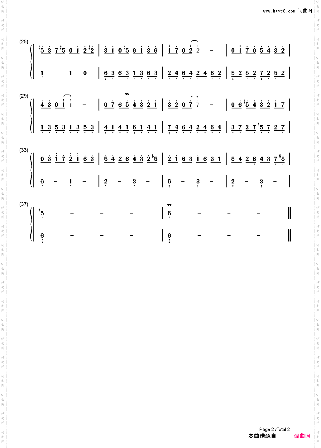 泪的托卡塔-Toccata-保罗·莫里哀_简谱版