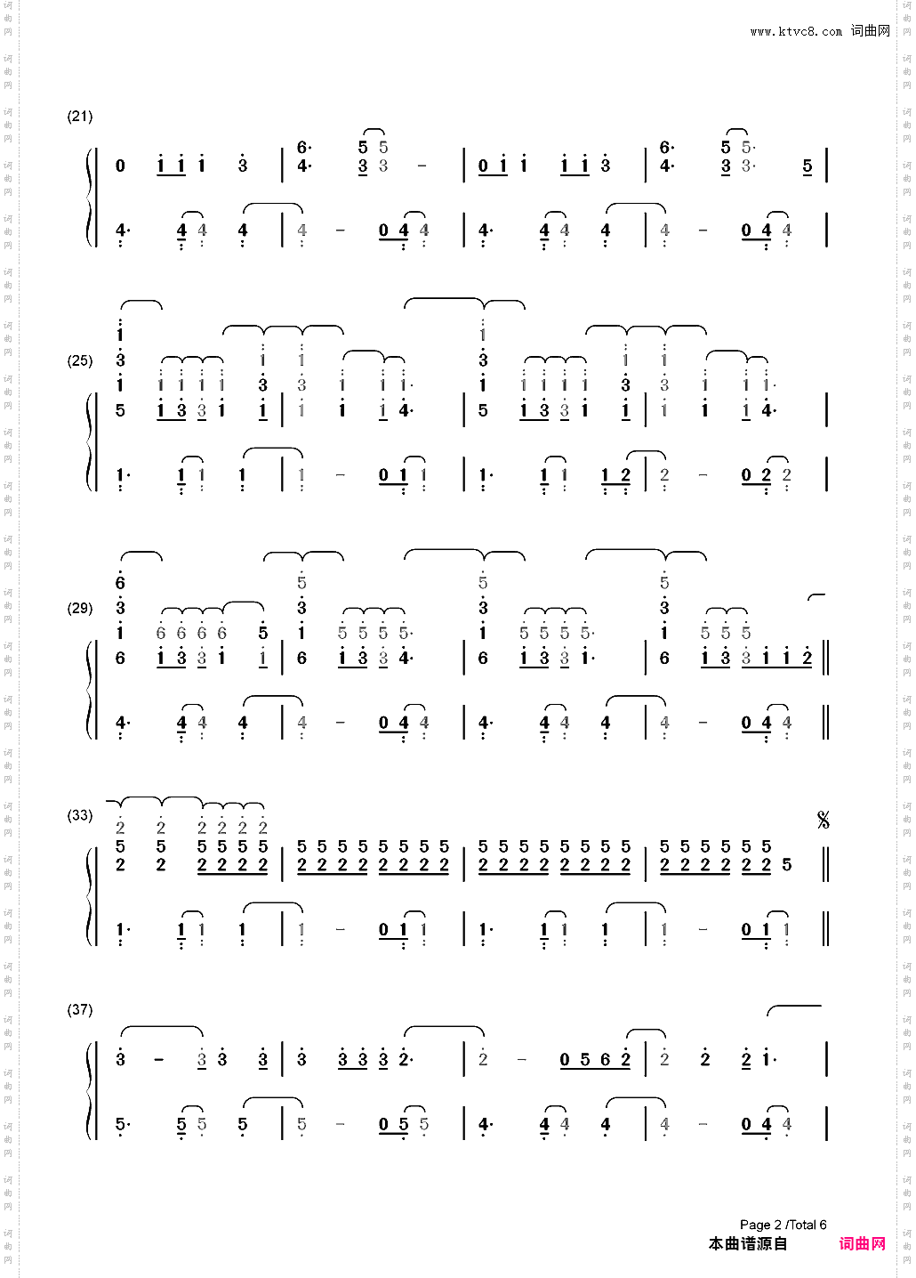 Hurts Like Heaven-Coldplay_简谱版