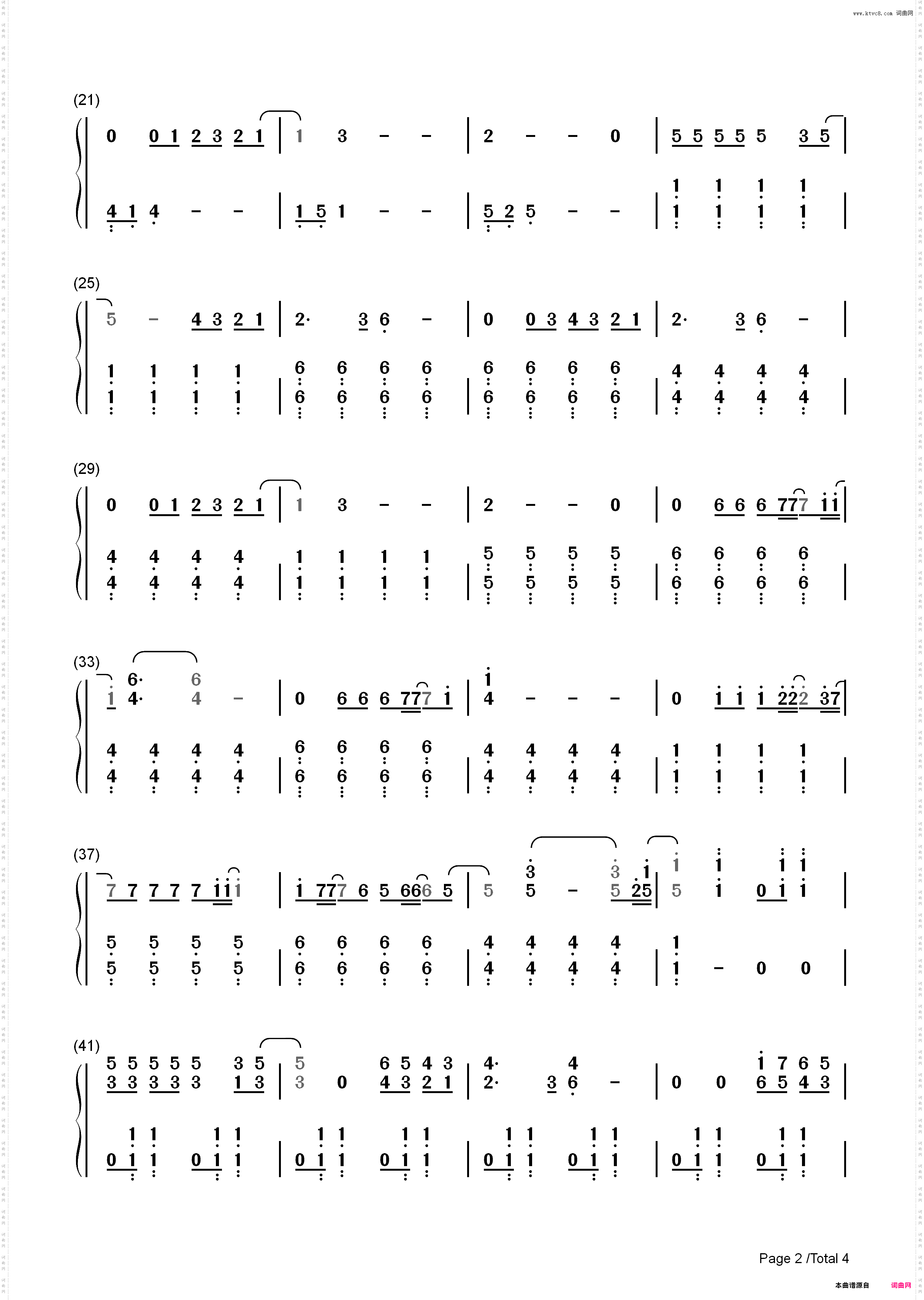 Waiting for the End-Linkin Park_简谱版