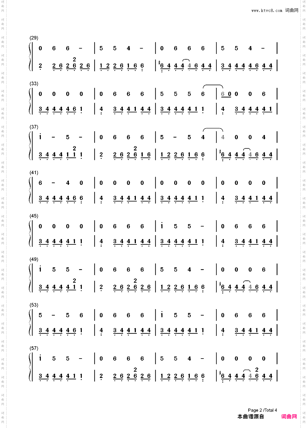 Heartbeats-Jose Gonzalez_简谱版