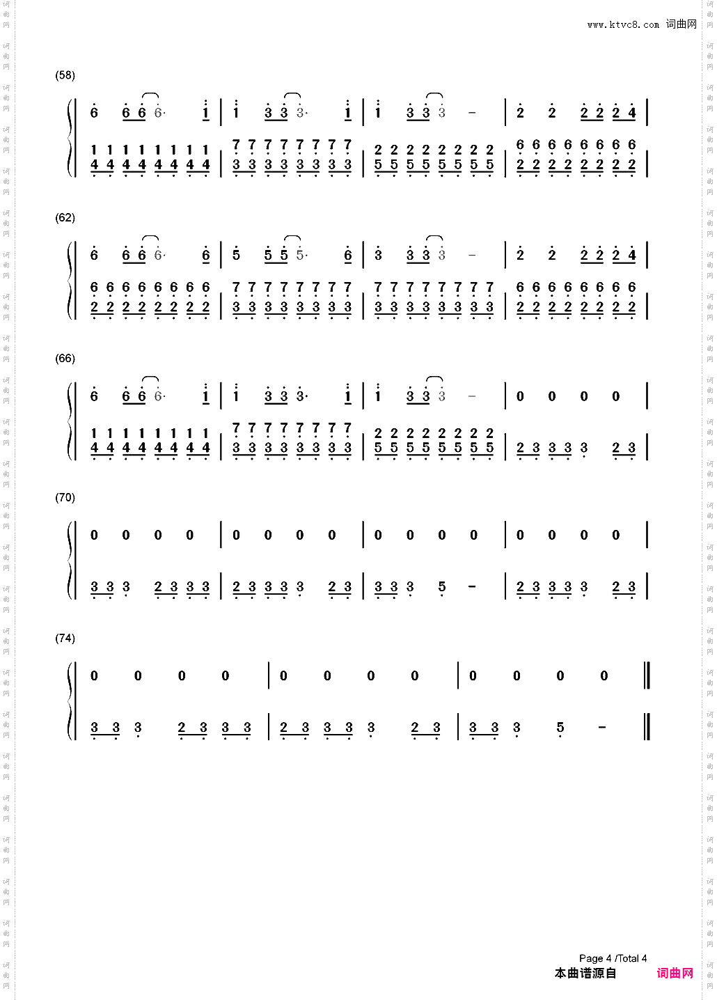 Amerika-Rammstein_简谱版