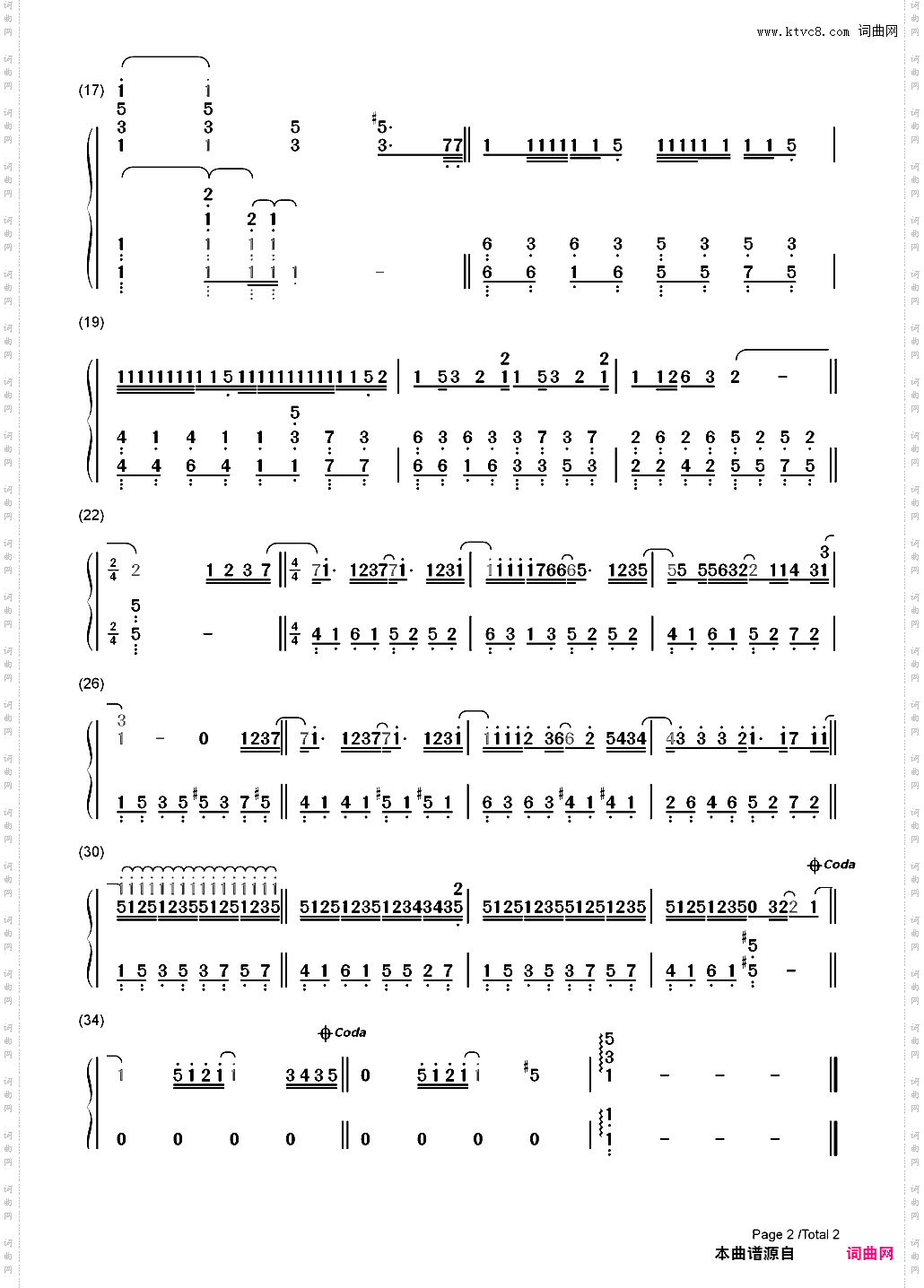 剩下的盛夏-TFBOYS_简谱版