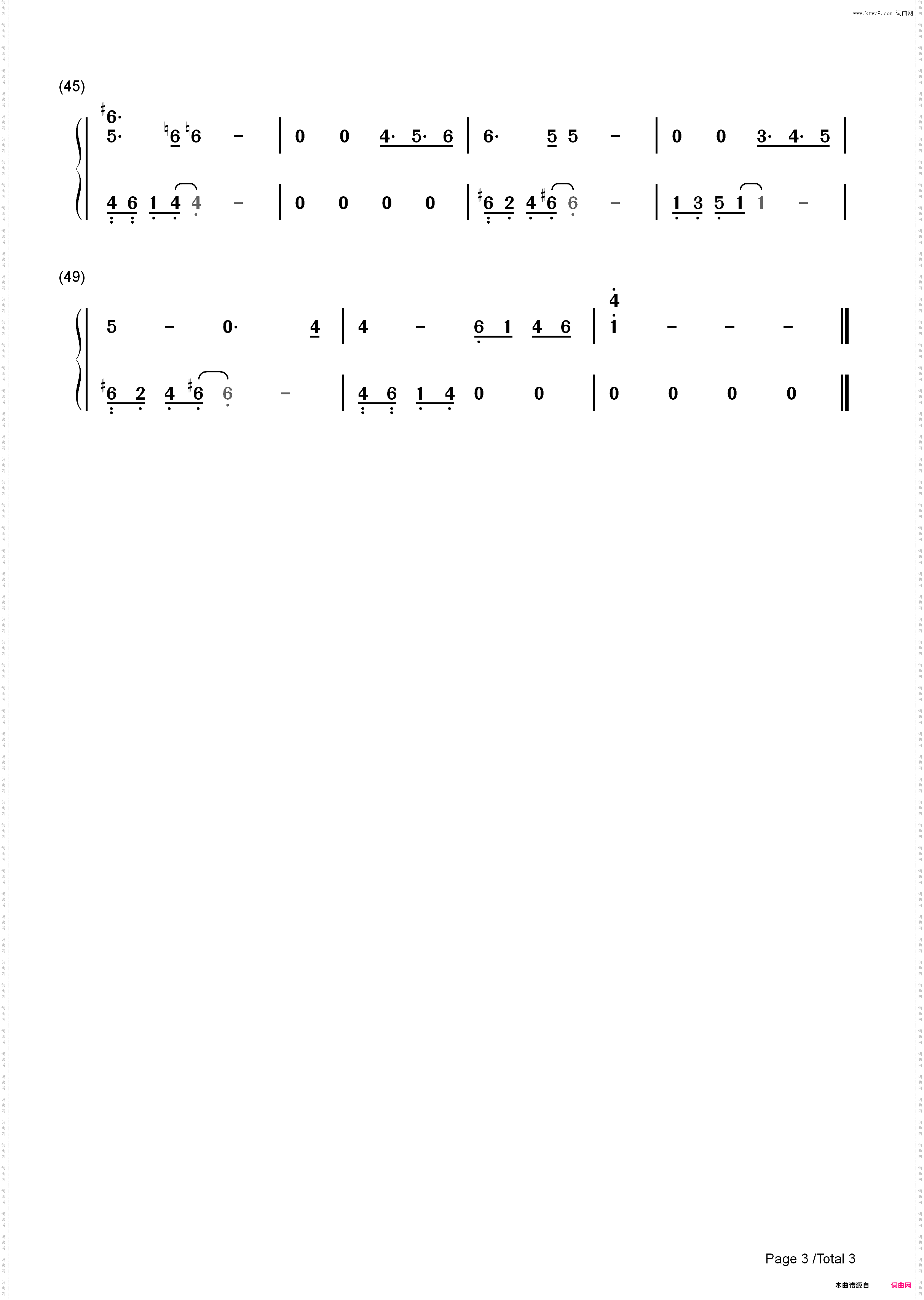 The Blowers Daughter-Damien Rice_简谱版