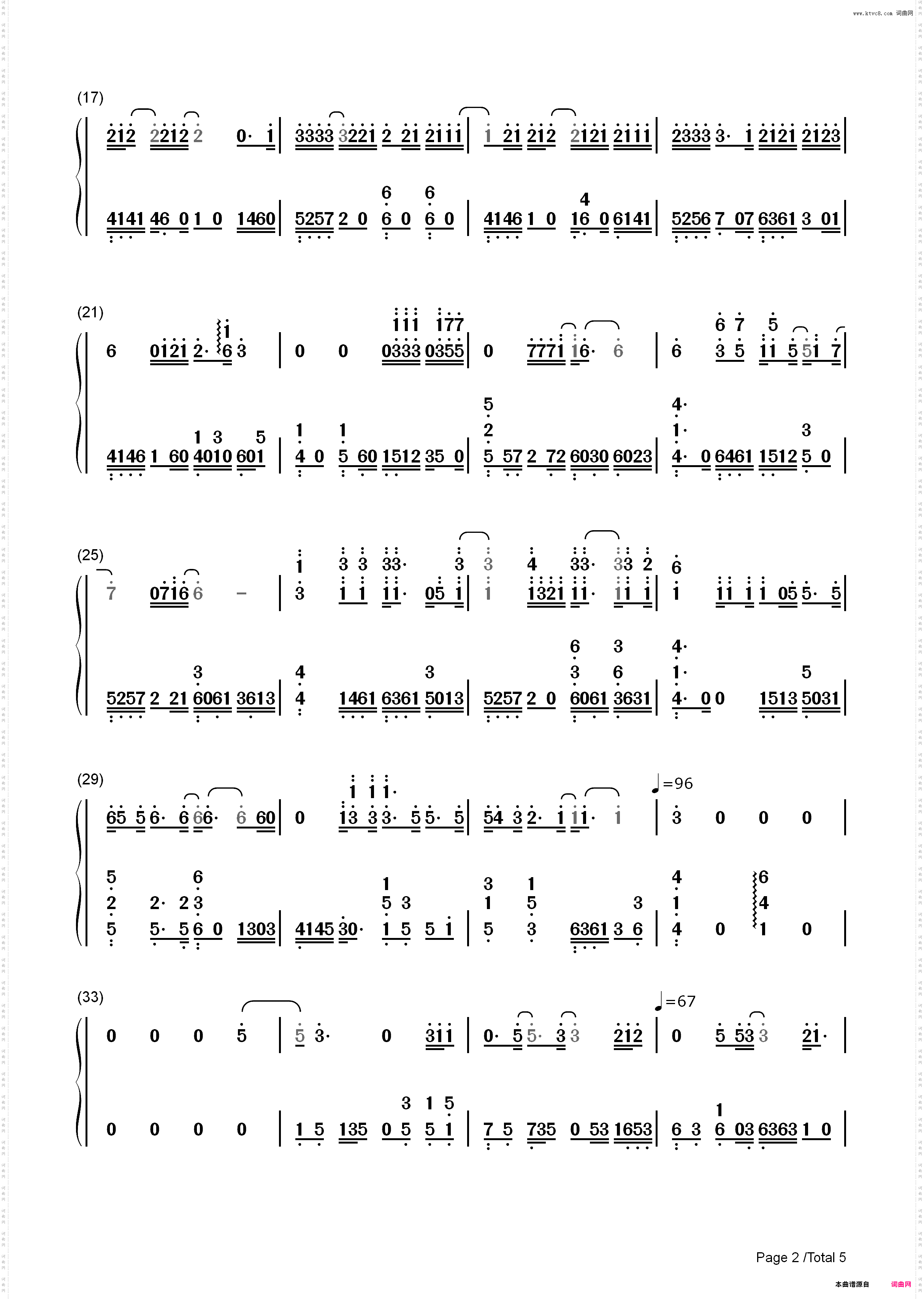 Someone Like You-Adele专辑《21》_简谱版