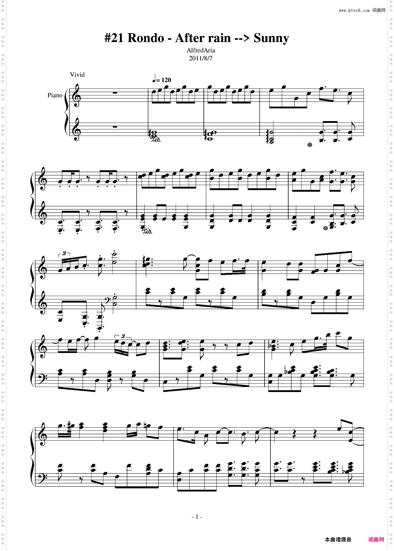 #21 Rondo - After Rain -- Sunny