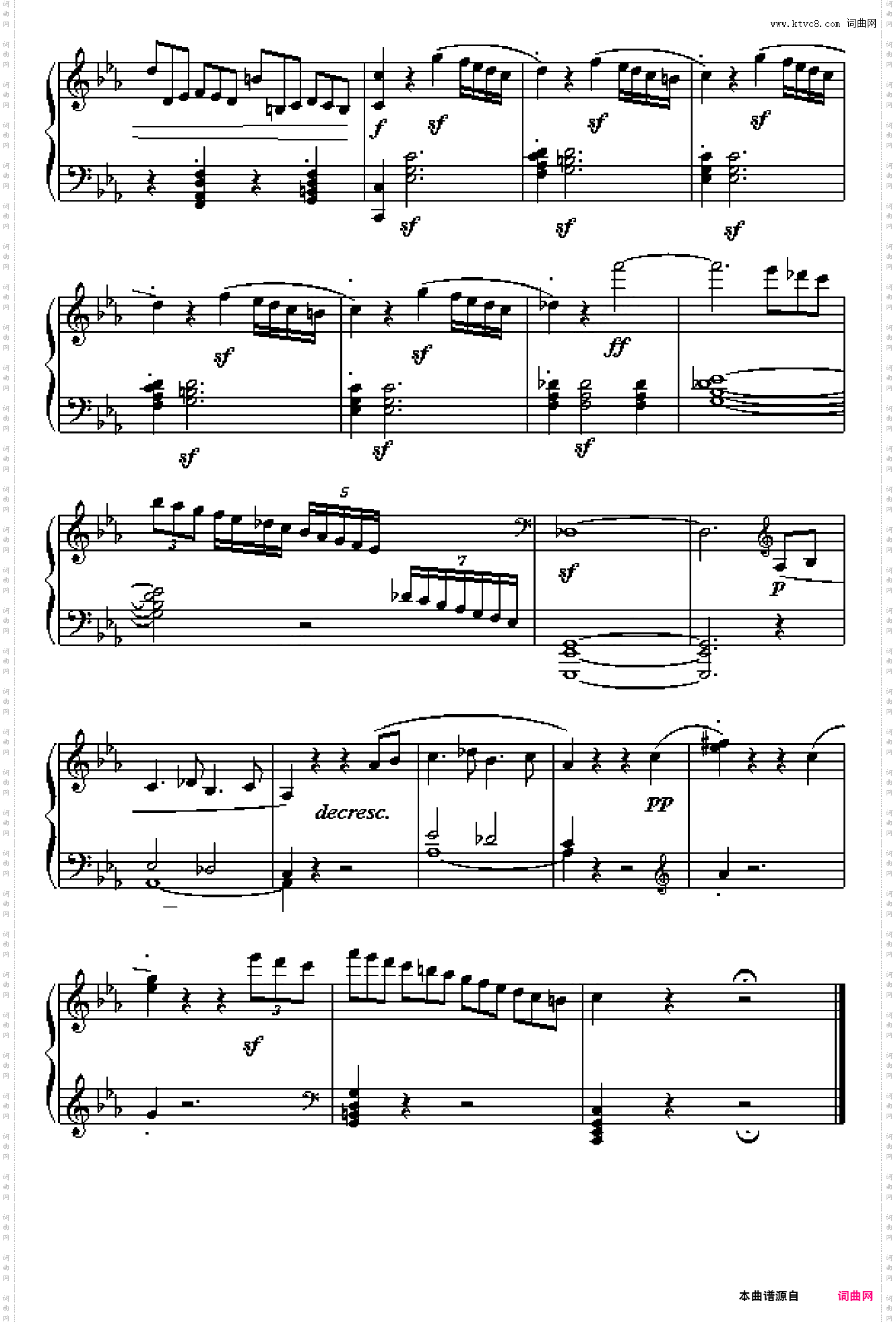 悲怆奏鸣曲第三乐章