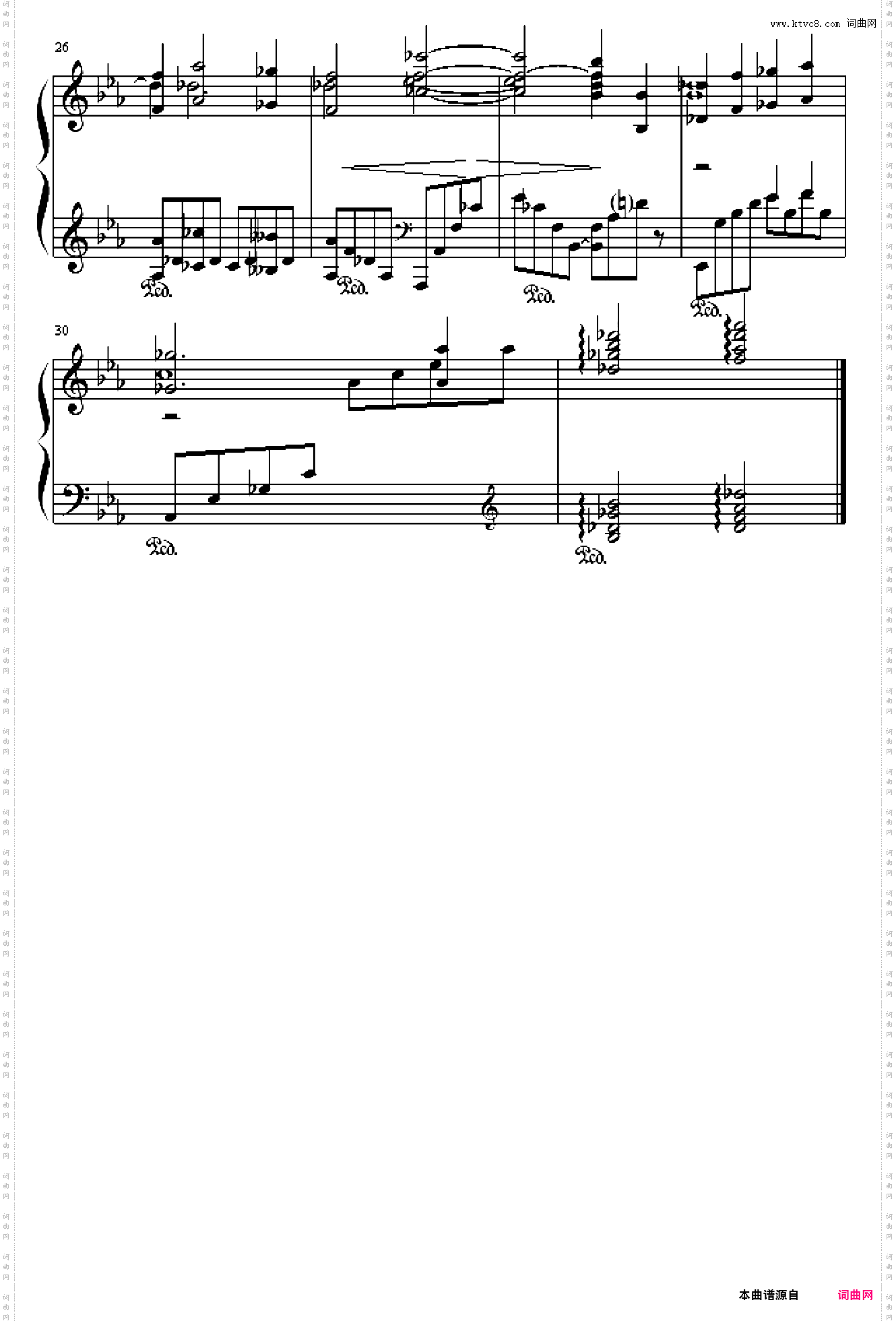 第二钢琴协奏曲第三乐章部份