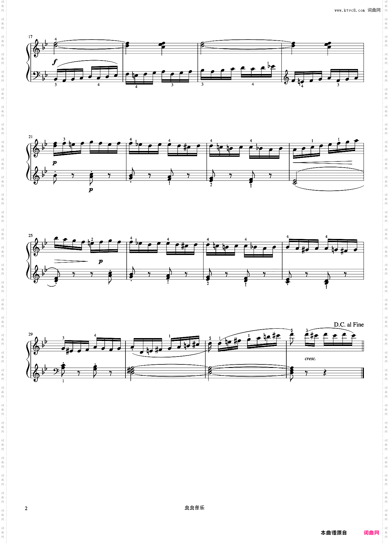 第31首《莱蒙钢琴练习曲 作品37》
