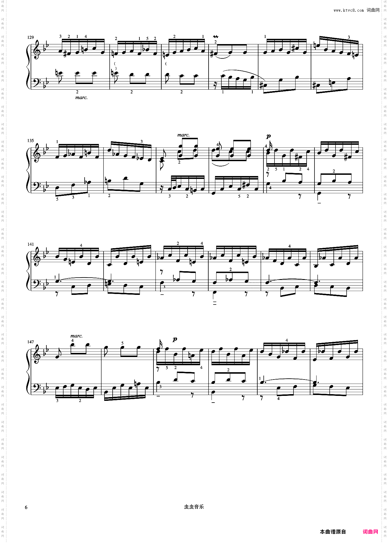 10级 第三英国组曲的前奏曲《音协钢琴考级曲目 9-10级》