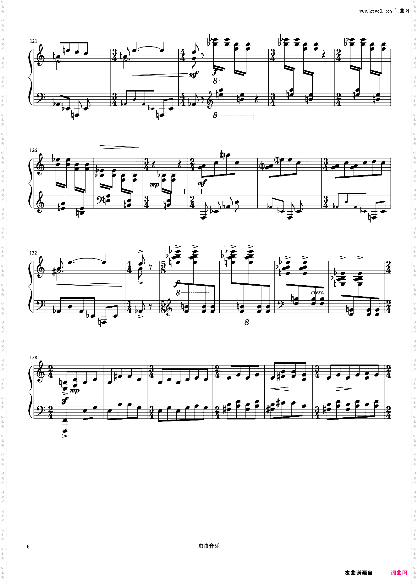 10级 童嬉《音协钢琴考级曲目 9-10级》