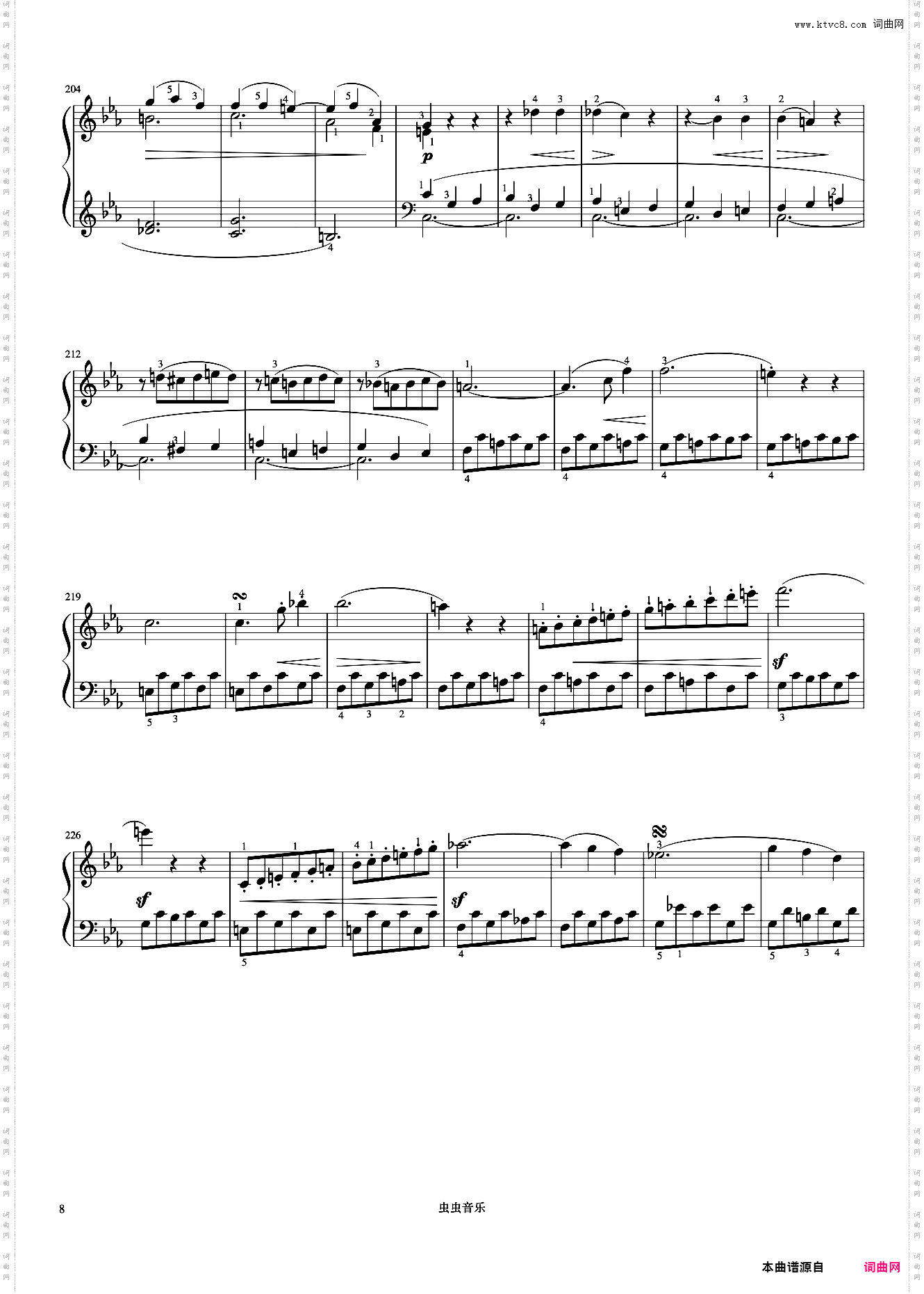 9级 c小调奏鸣曲第一乐章《音协钢琴考级曲目 9-10级》
