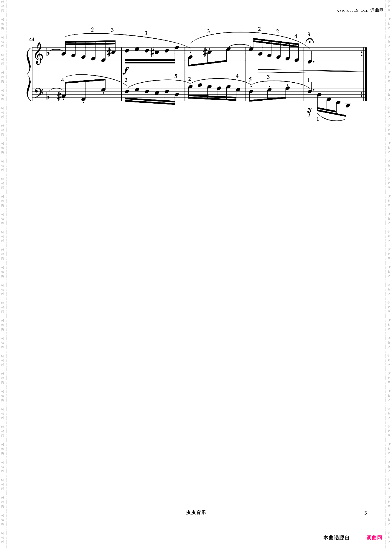 小前奏曲NO·15《巴赫 小前奏曲与赋格曲》