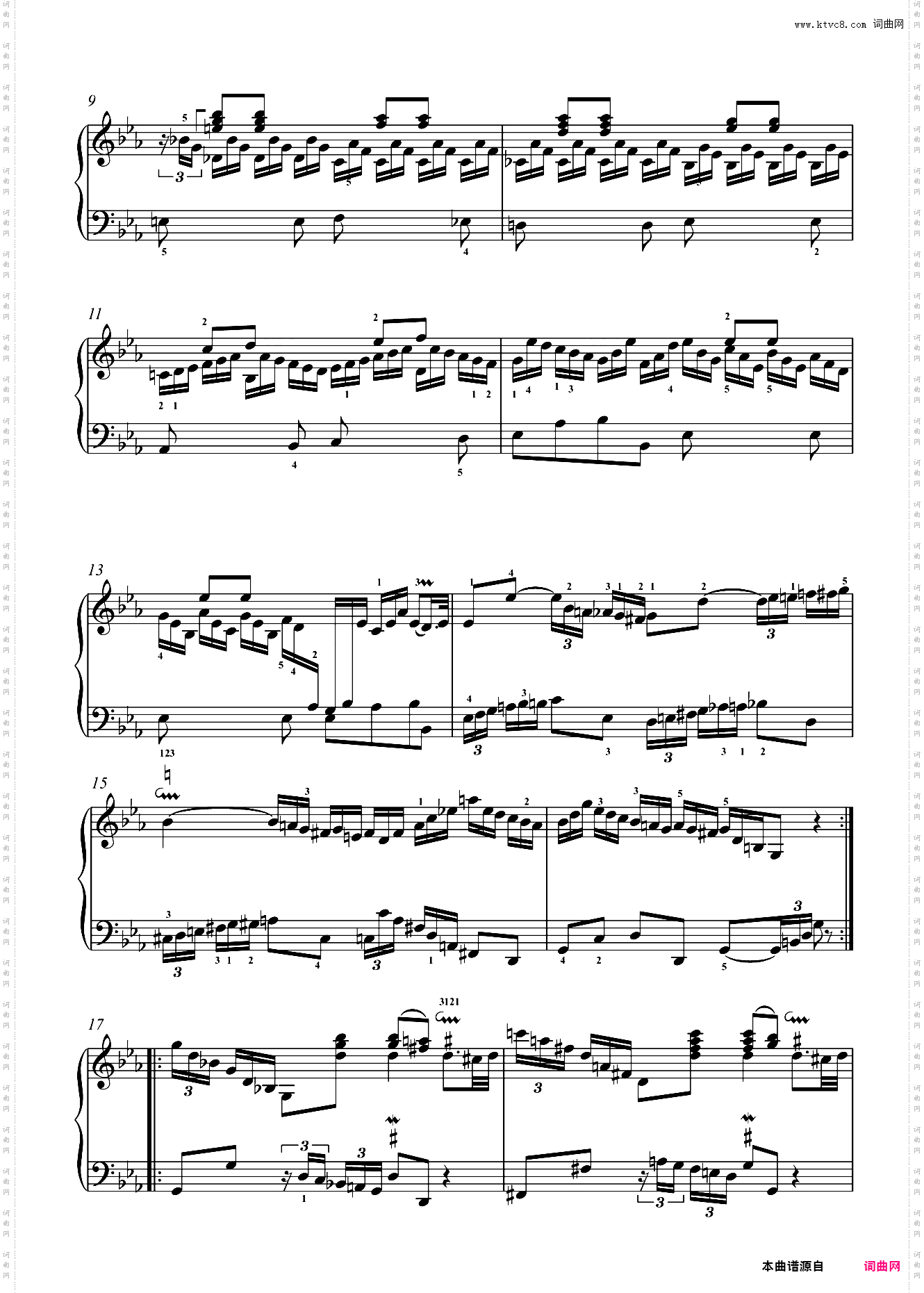 1·c小调幻想曲 BWV 906 约·塞·巴赫·sib