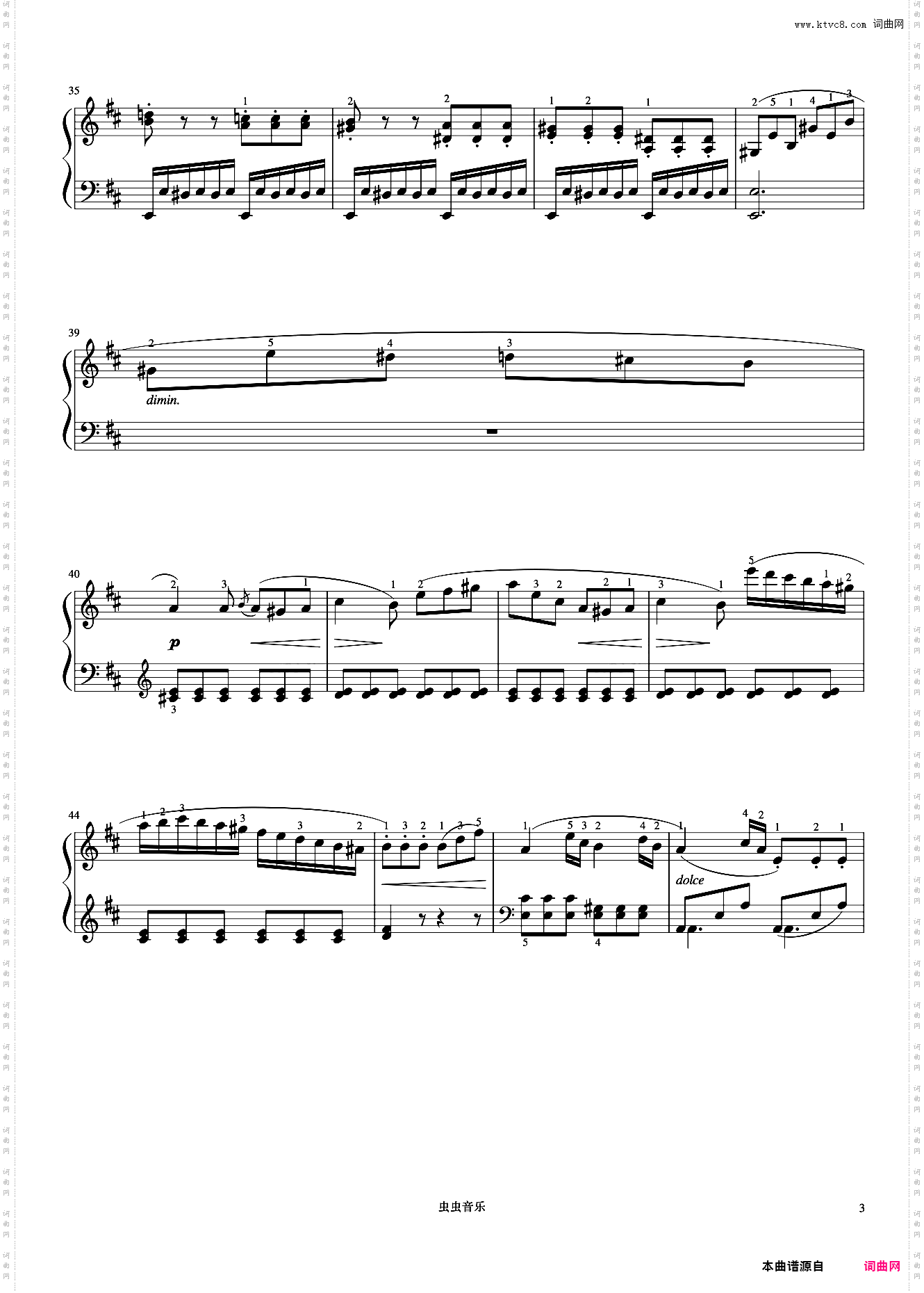 5级 回旋曲Op·36 No·6第二乐章《中国院钢琴考级曲目》