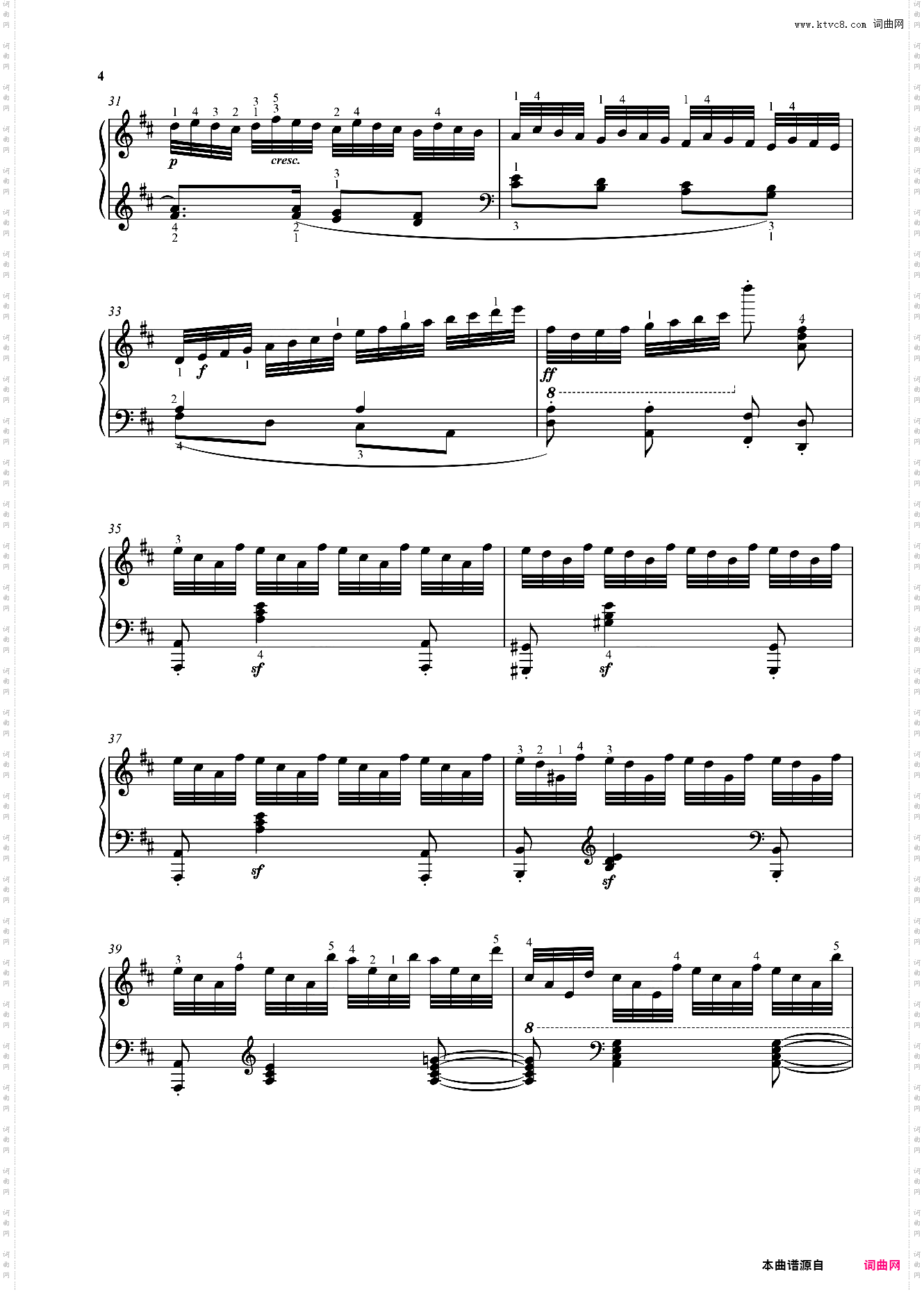 车尔尼299，No24