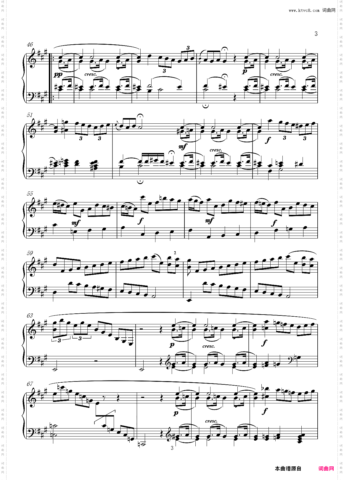 第14首A大调练习曲