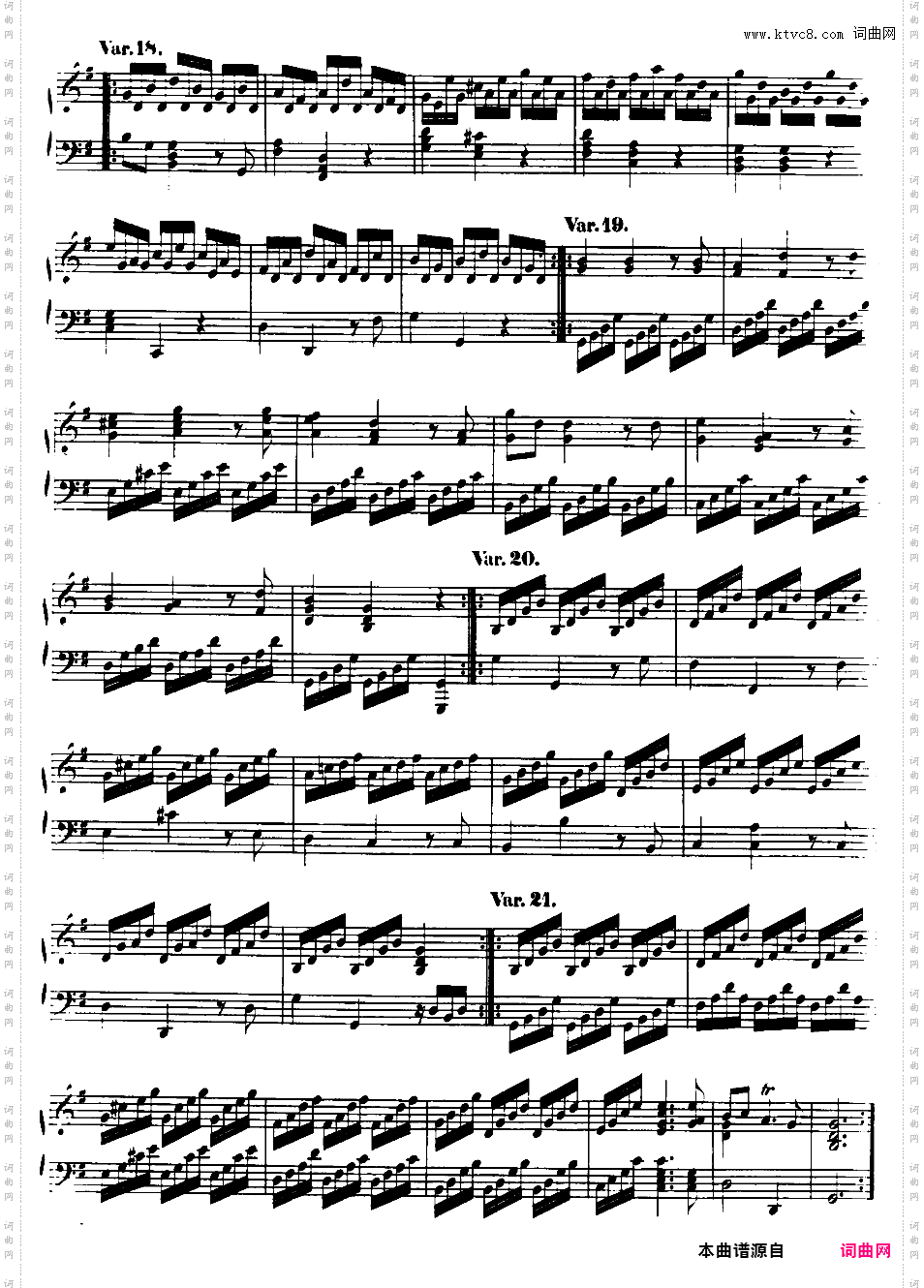G大调恰空 Chaconne in G Major G·229