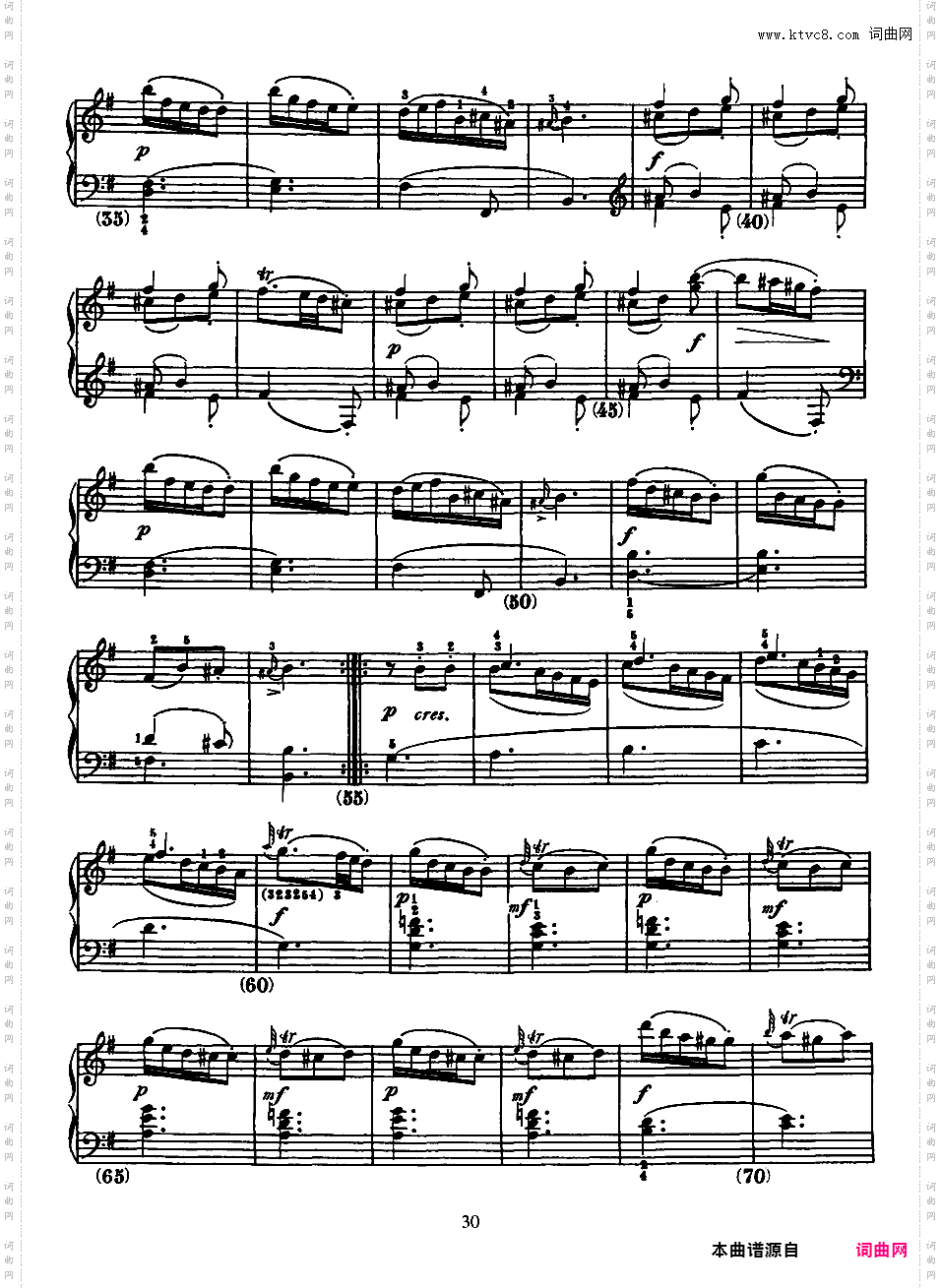 500首钢琴奏鸣曲共33册Scarlatti Sonatas 016-030