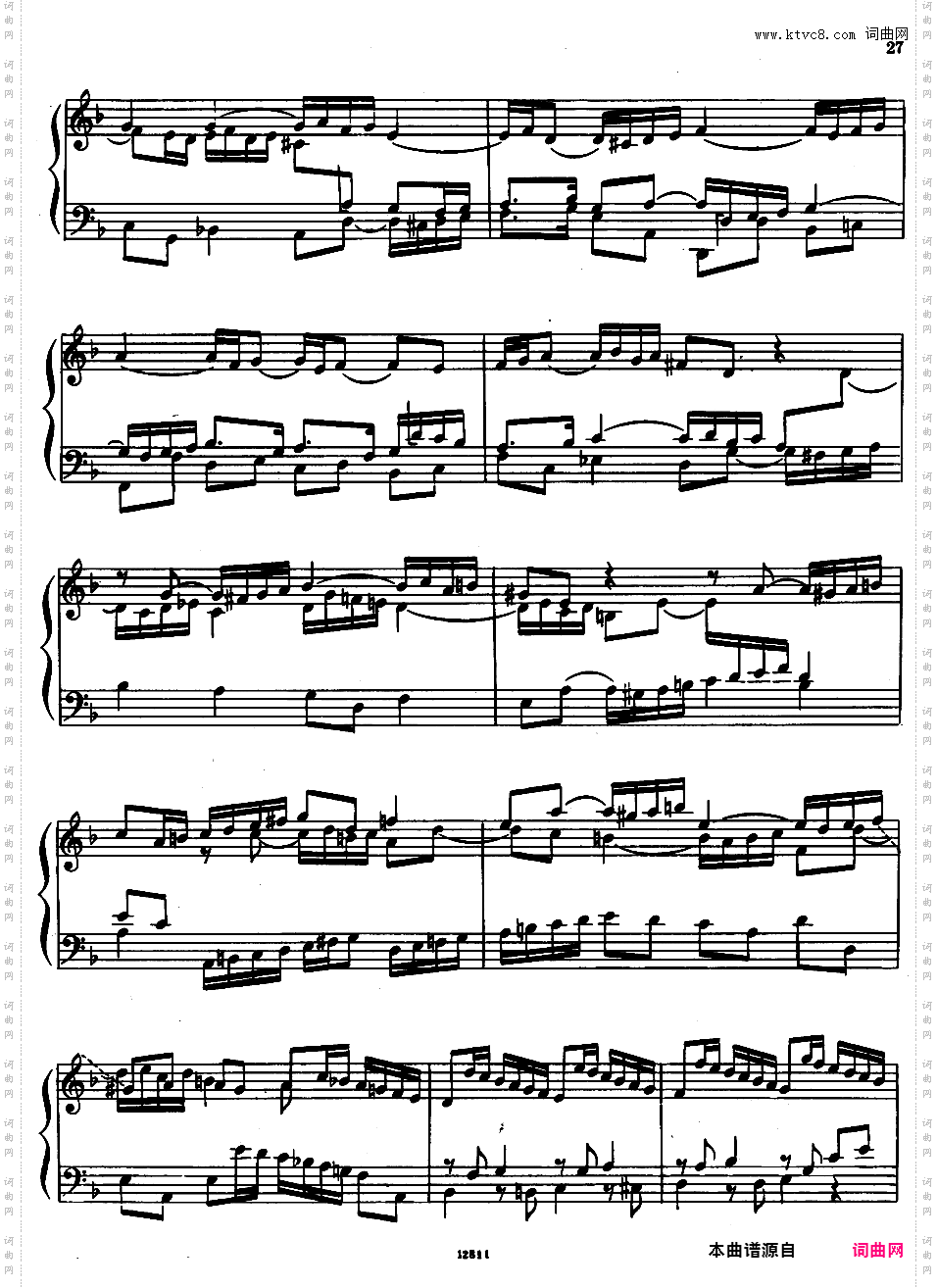 d小调第三组曲 Suite No·3 in d Minor HWV 428