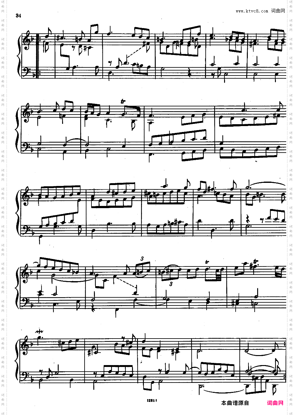 d小调第三组曲 Suite No·3 in d Minor HWV 428