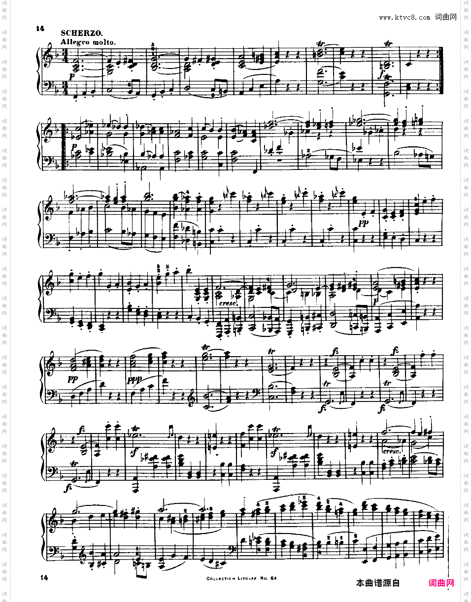 F大调第一弦乐四重奏String Quartet No·1 in F Major Op·18-1