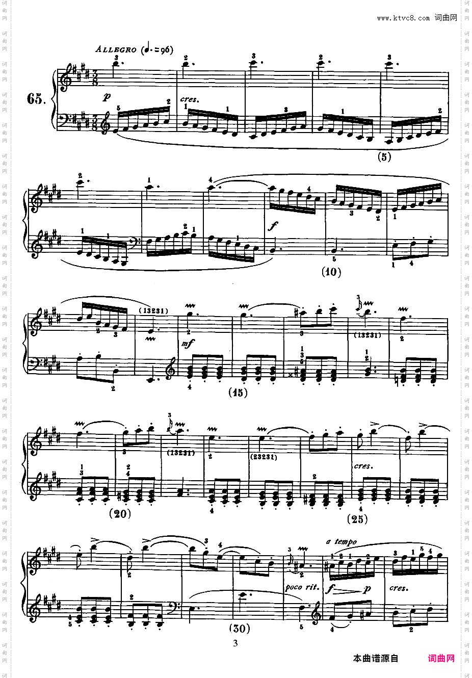 500首钢琴奏鸣曲共33册Scarlatti Sonatas 064-084