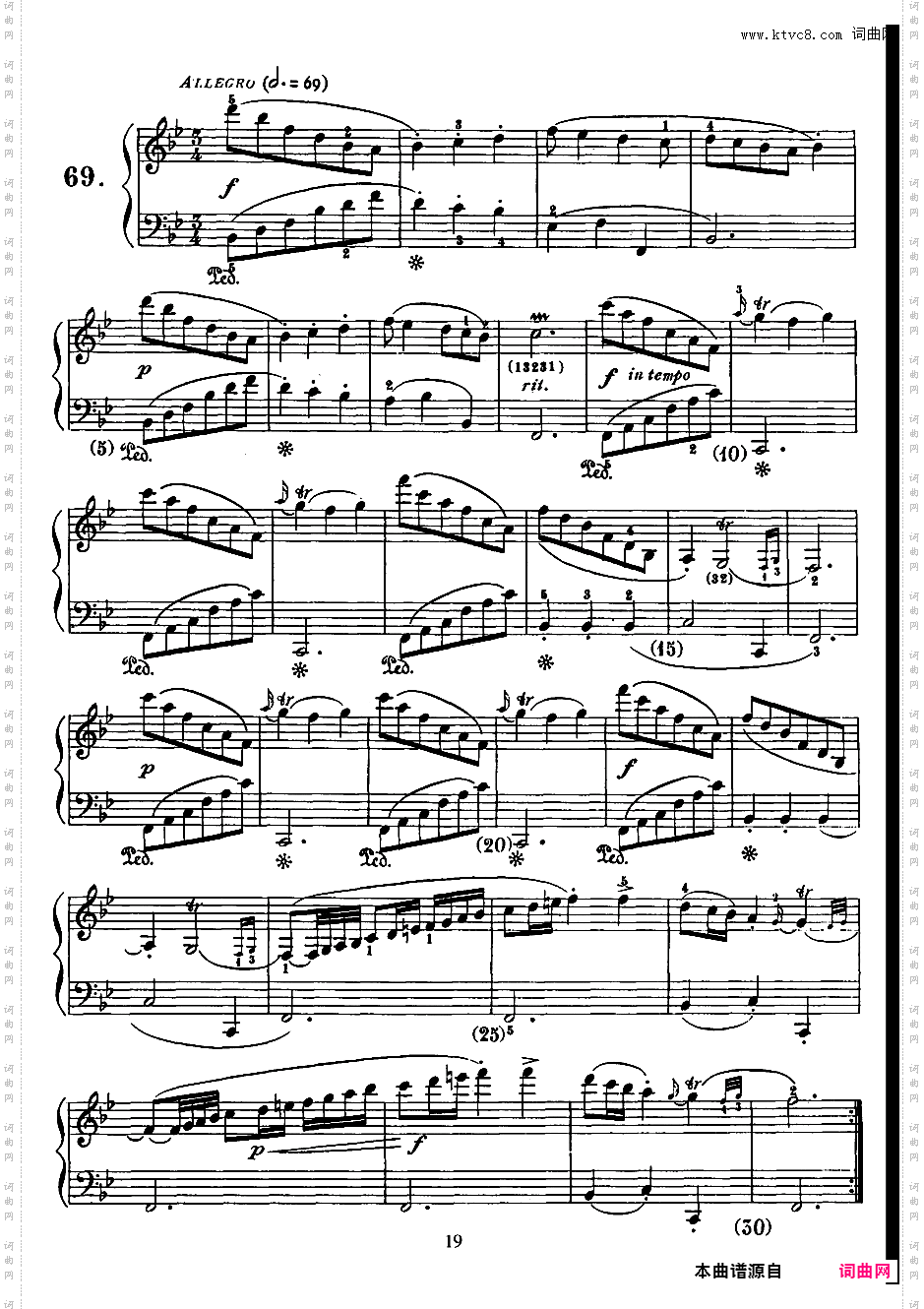 500首钢琴奏鸣曲共33册Scarlatti Sonatas 064-084