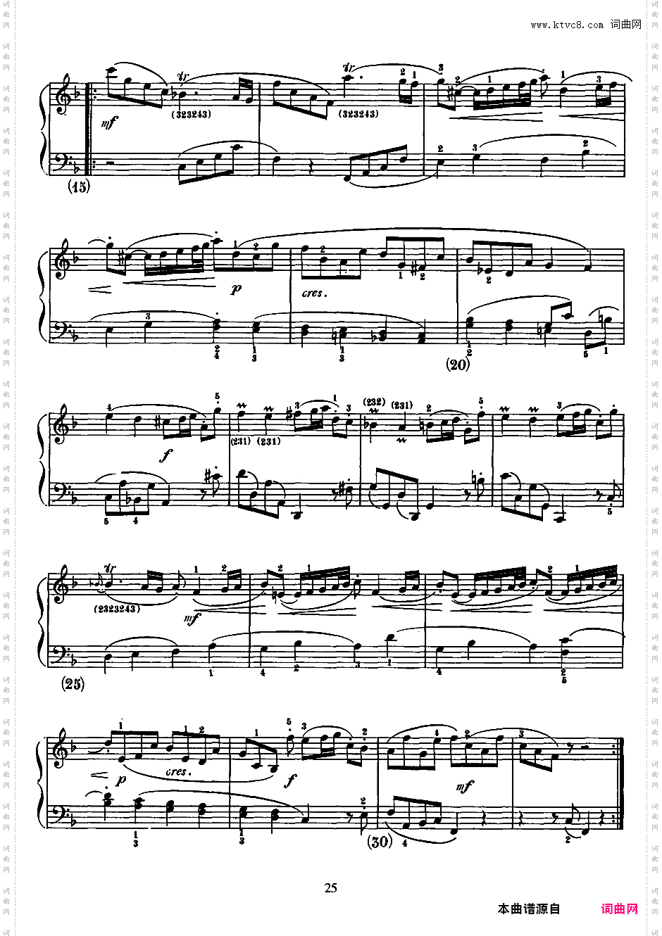 500首钢琴奏鸣曲共33册Scarlatti Sonatas 064-084