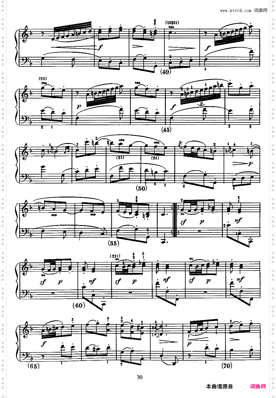 500首钢琴奏鸣曲共33册Scarlatti Sonatas 064-084