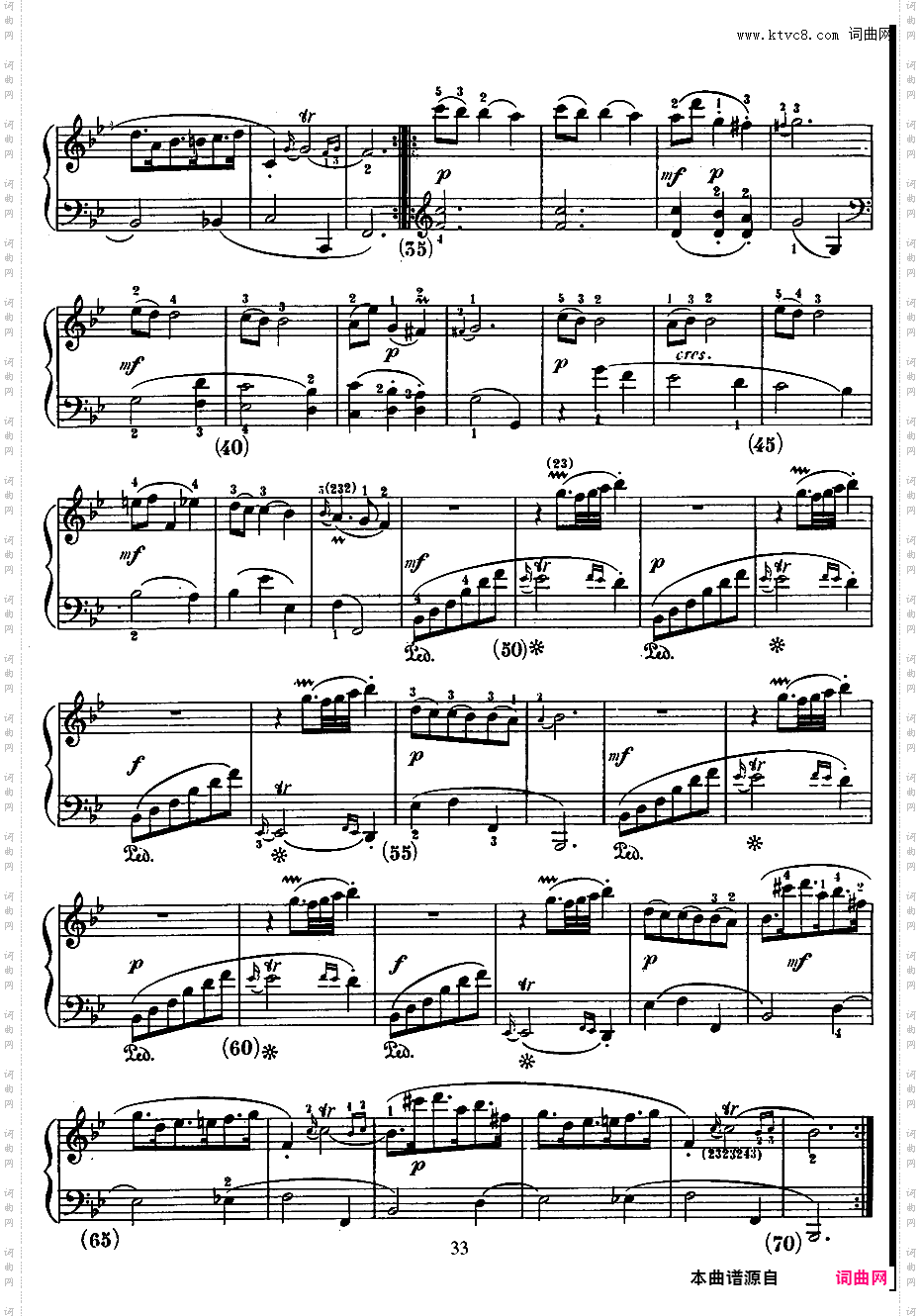 500首钢琴奏鸣曲共33册Scarlatti Sonatas 064-084