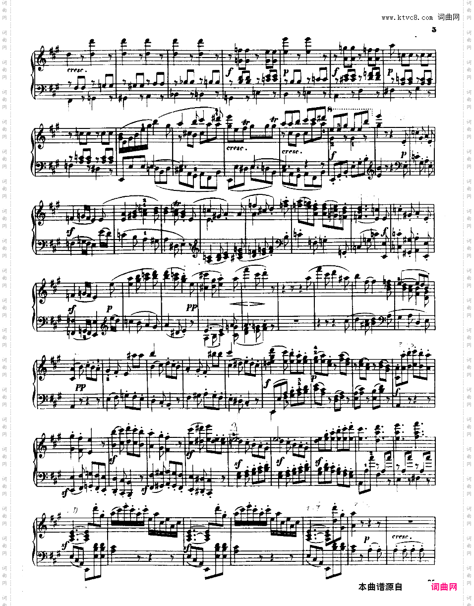 A大调第五弦乐四重奏 String Quartet No·5 in A Major Op·18-5