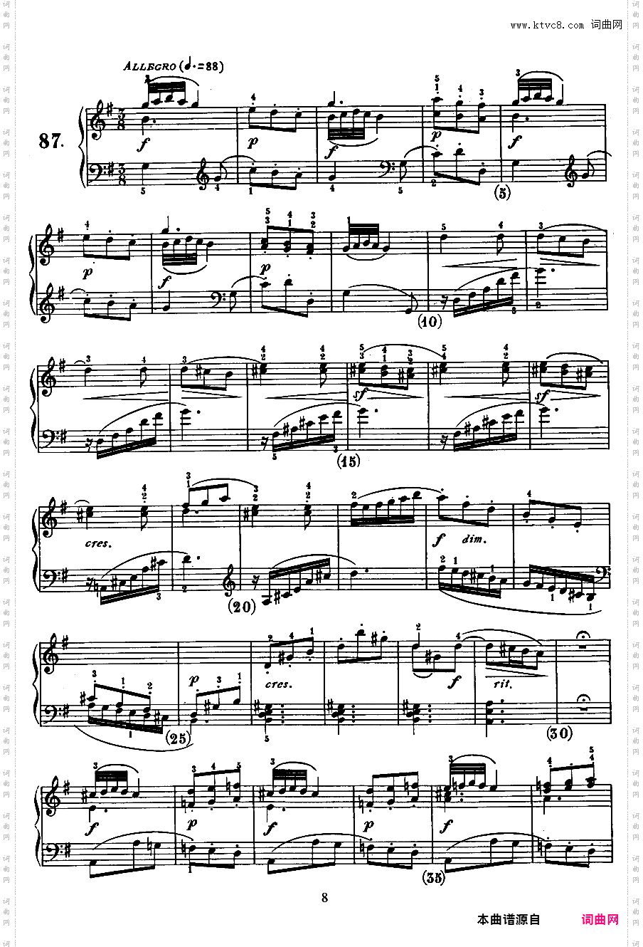 500首钢琴奏鸣曲共33册Scarlatti Sonatas 085-103