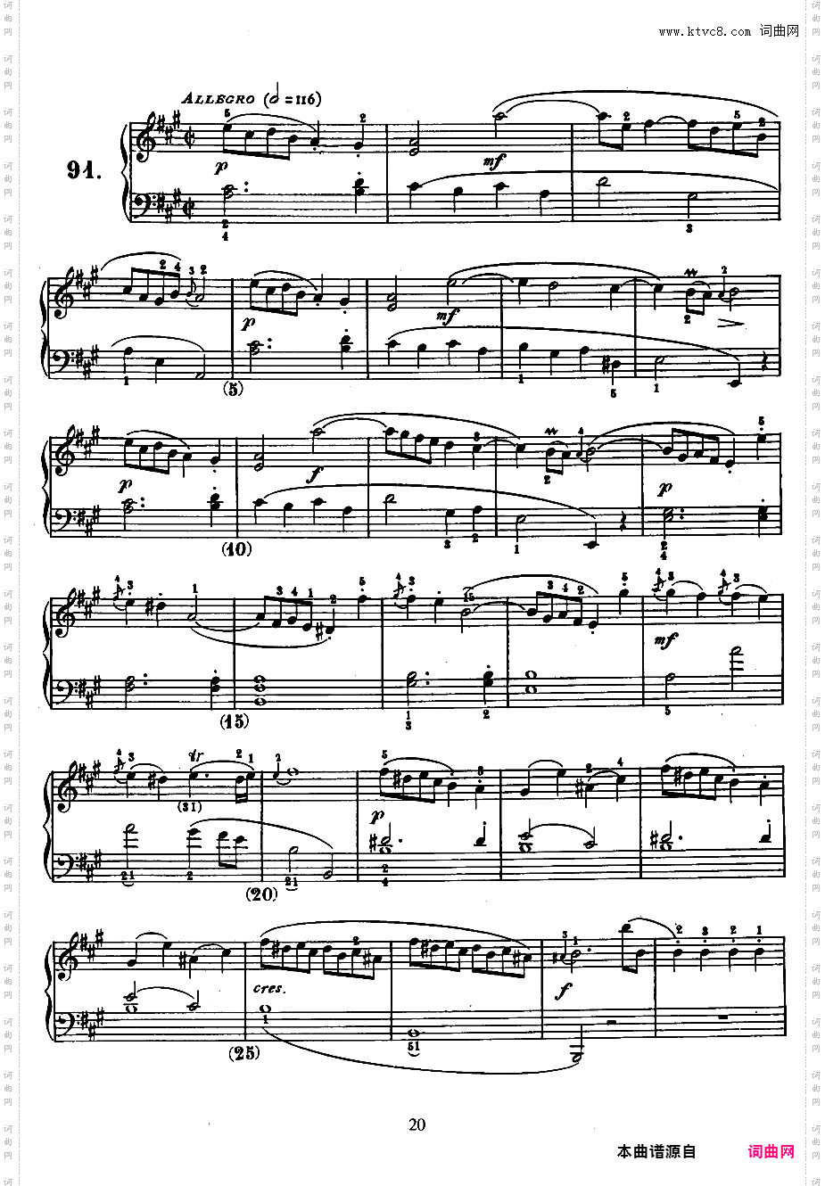 500首钢琴奏鸣曲共33册Scarlatti Sonatas 085-103