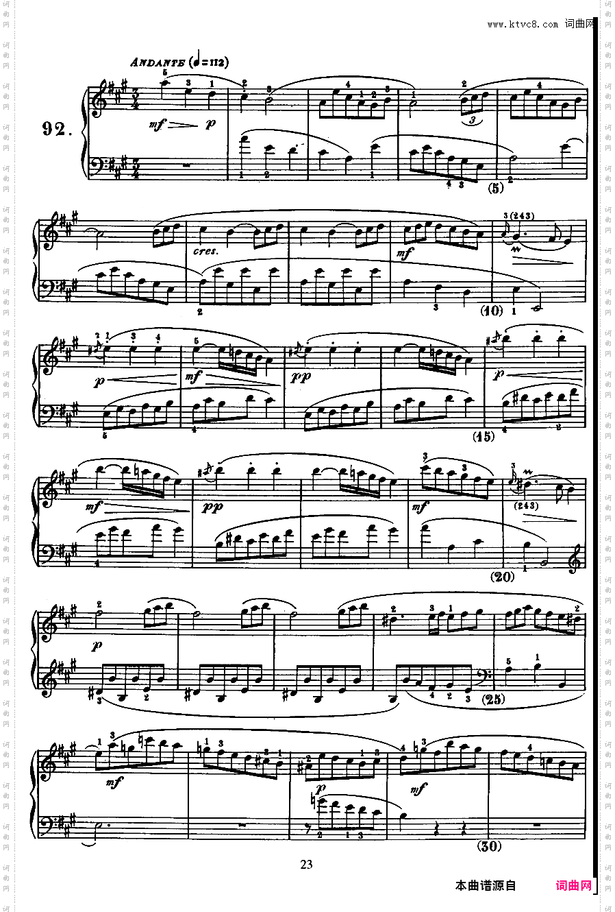 500首钢琴奏鸣曲共33册Scarlatti Sonatas 085-103