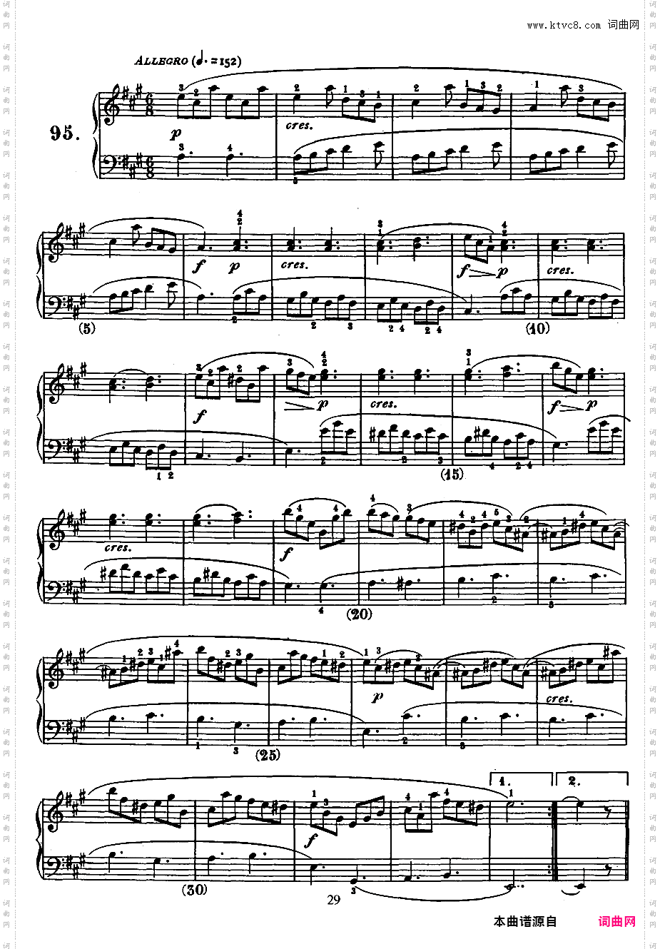 500首钢琴奏鸣曲共33册Scarlatti Sonatas 085-103